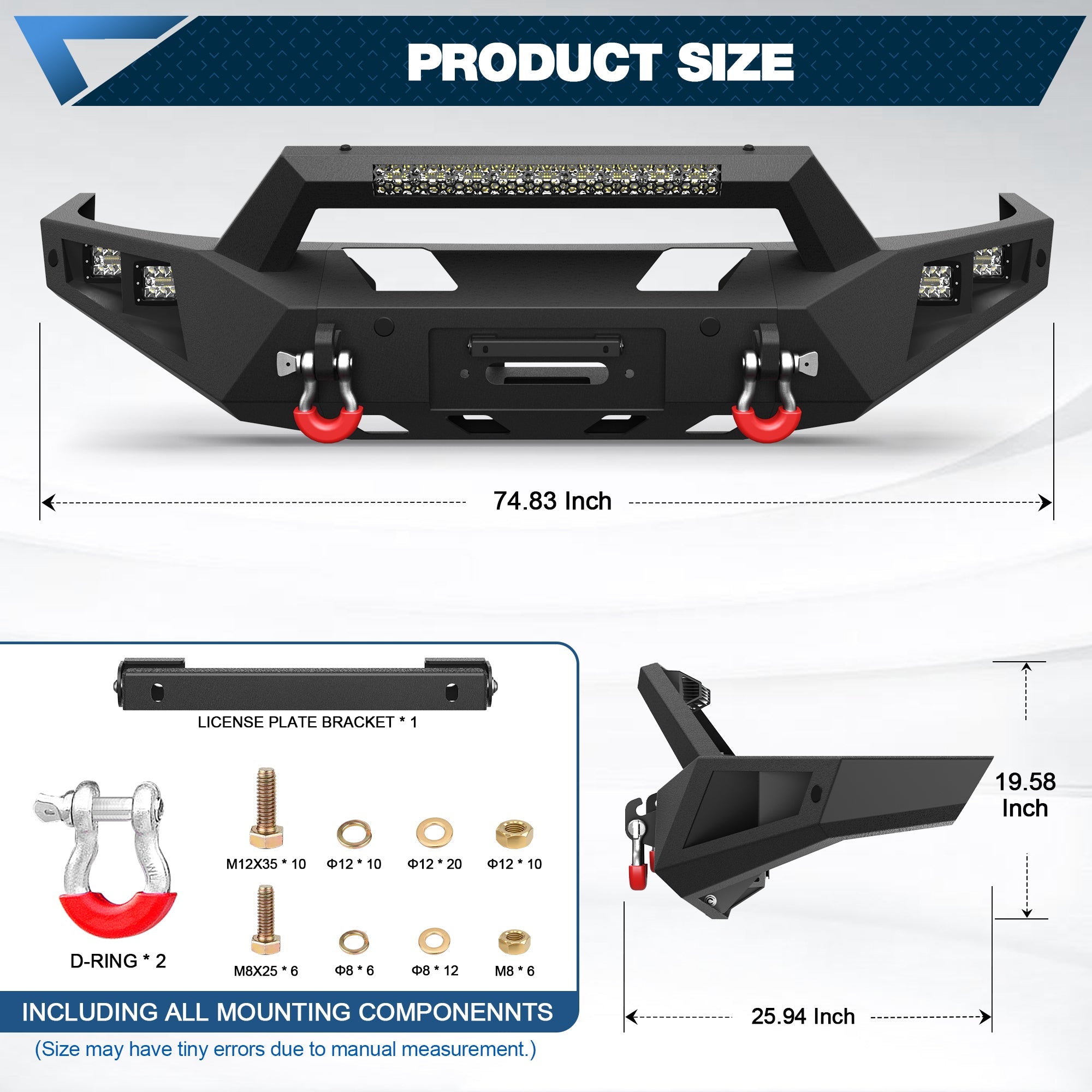 F150 Front Bumper for 2004 2005 2006 2007 2008 Ford F150 - nadiaauto