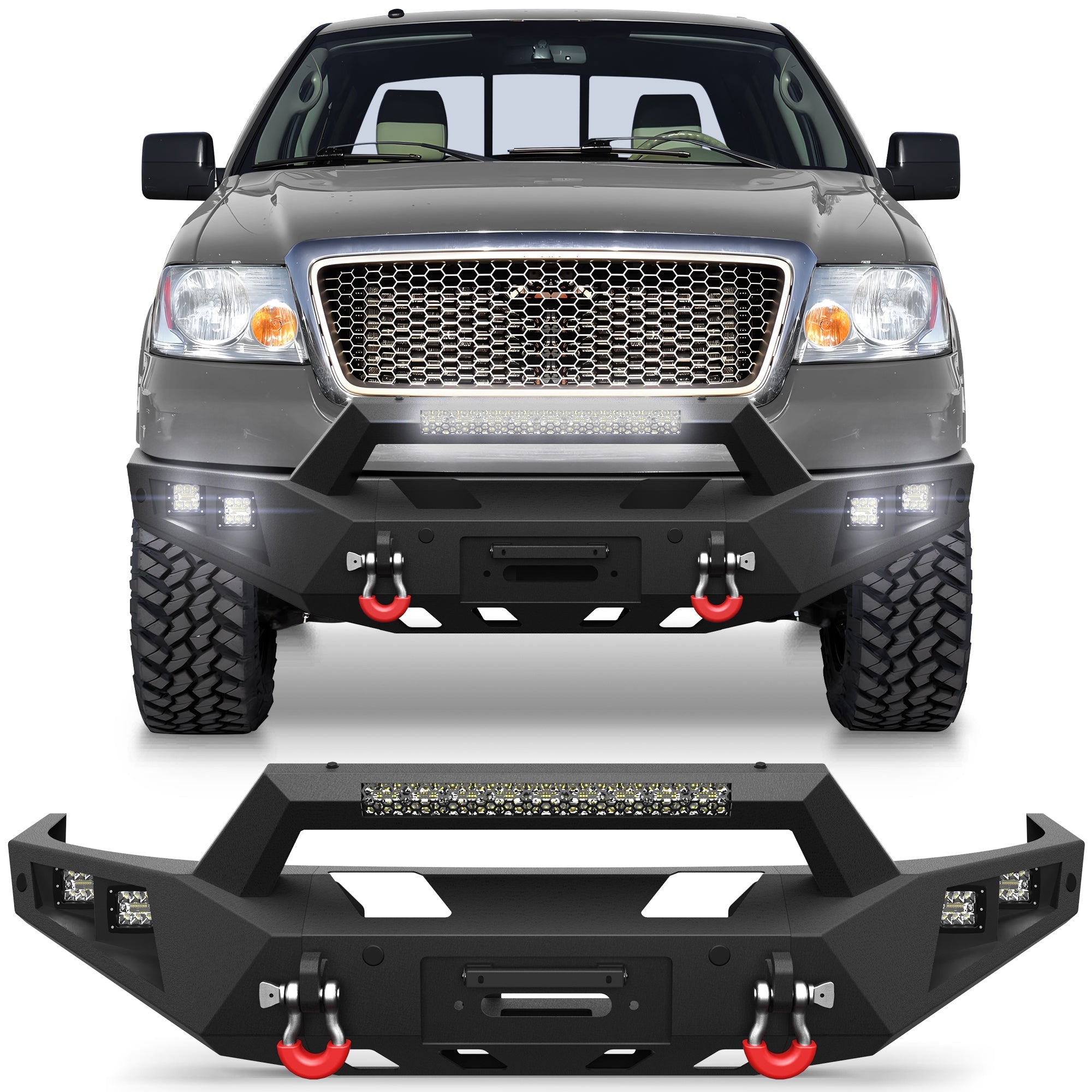 F150 Front Bumper for 2004 2005 2006 2007 2008 Ford F150 - nadiaauto