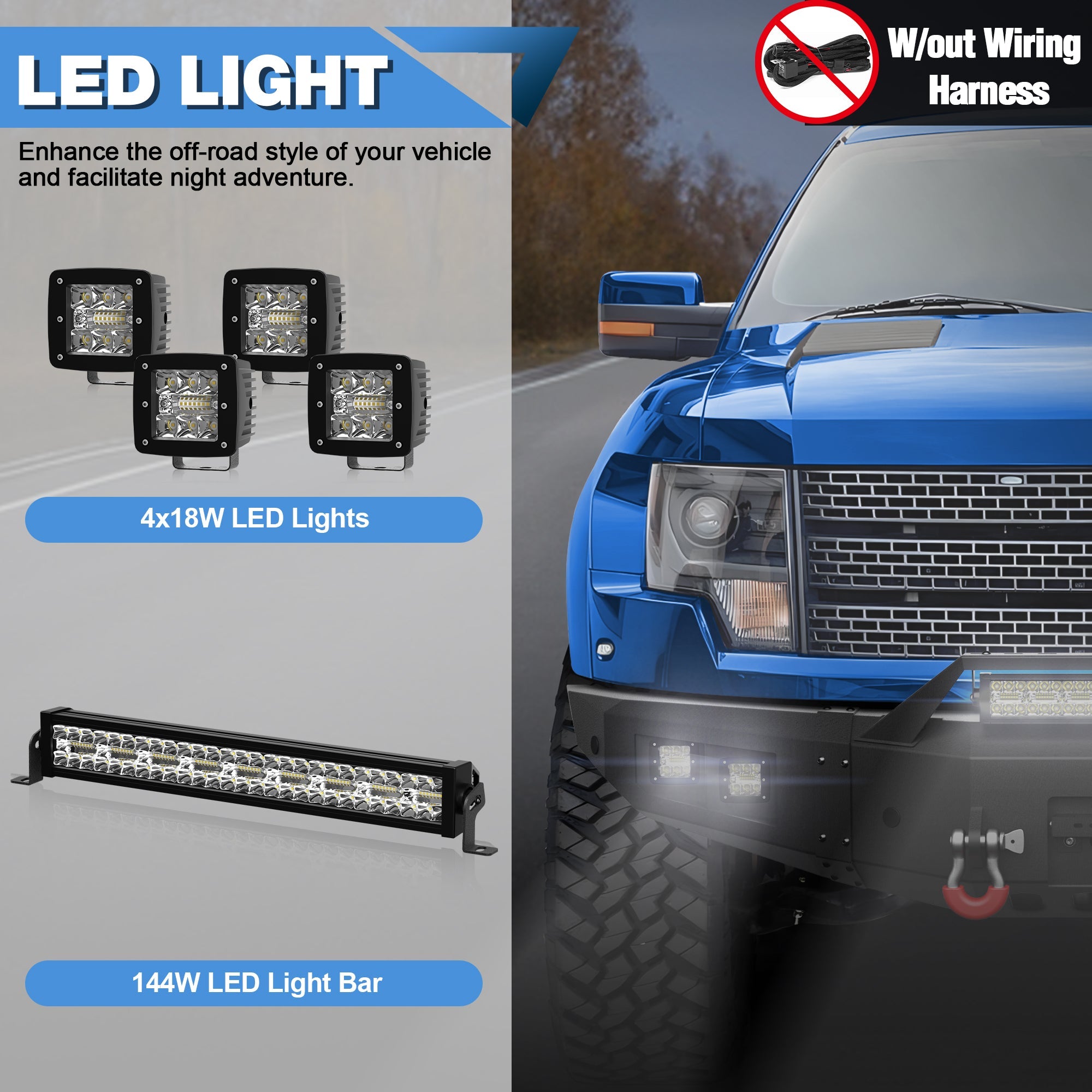 F150 Front Bumper w/Winch Plate for 2010 2011 2012 2013 2014 Ford F150 SVT Raptor - nadiaauto