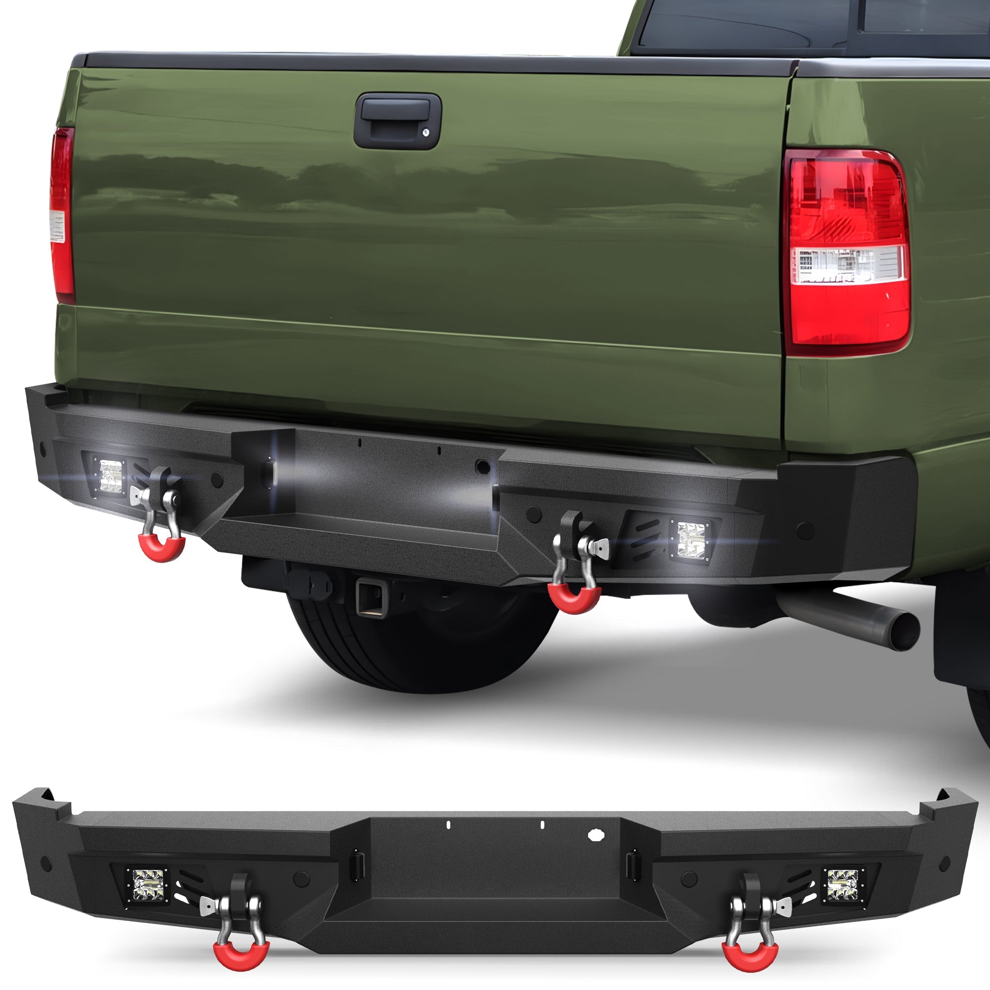 F150 Rear Back Bumper for 2006 2007 2008 Ford F150 - nadiaauto
