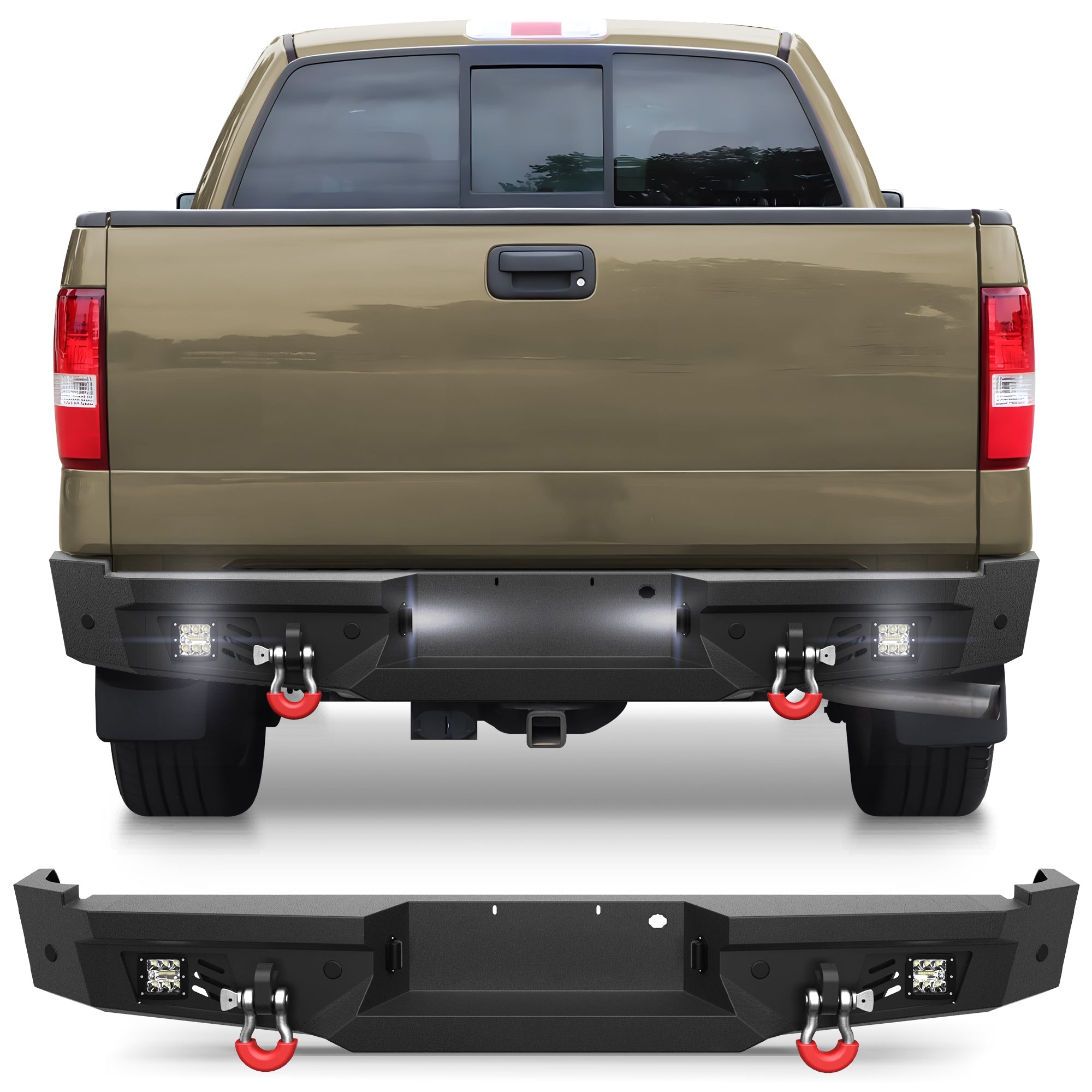 F150 Rear Back Bumper for 2006 2007 2008 Ford F150 - nadiaauto