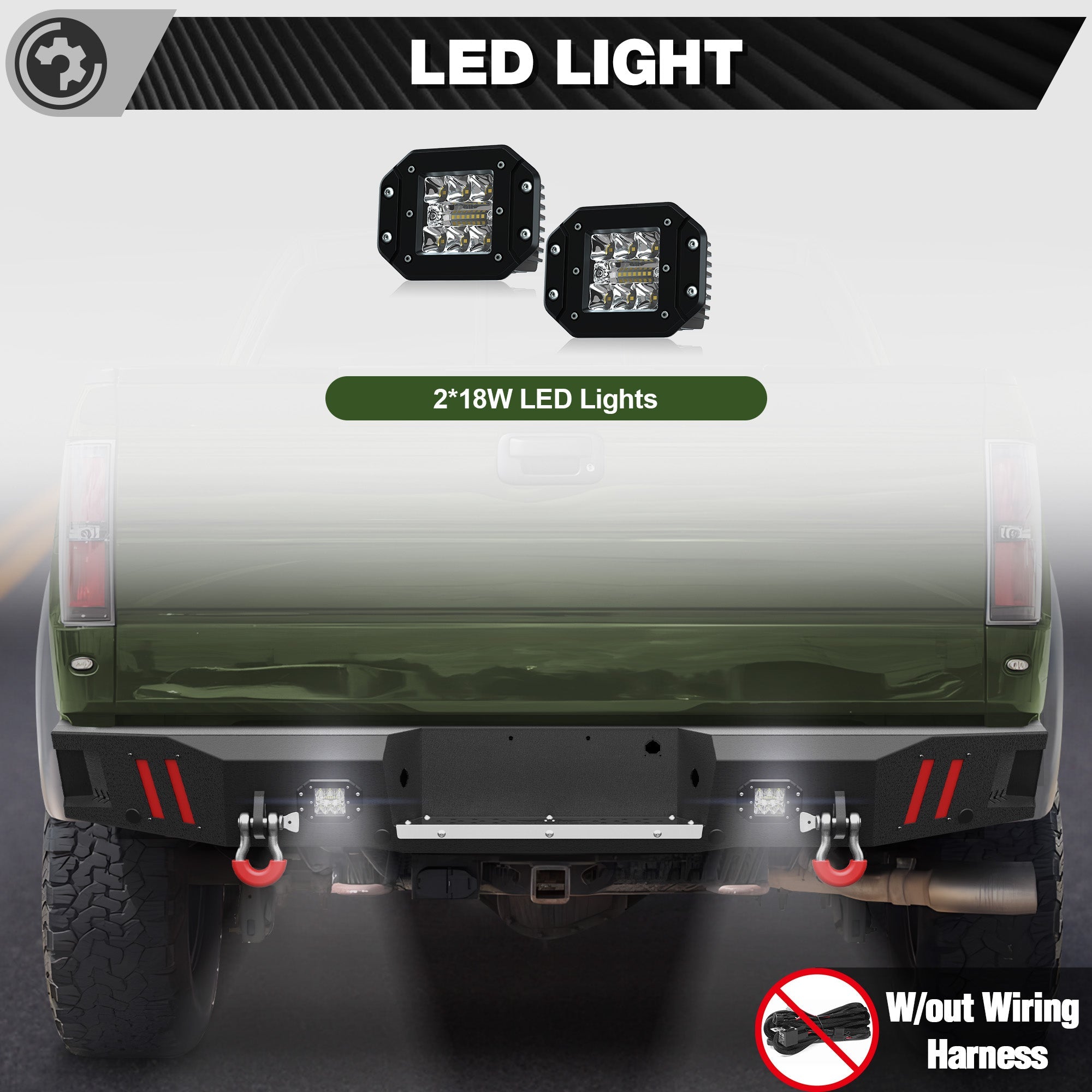 F150 Rear Bumper for 2010-2014 Ford F150 SVT Raptor Pickup Trucks - nadiaauto