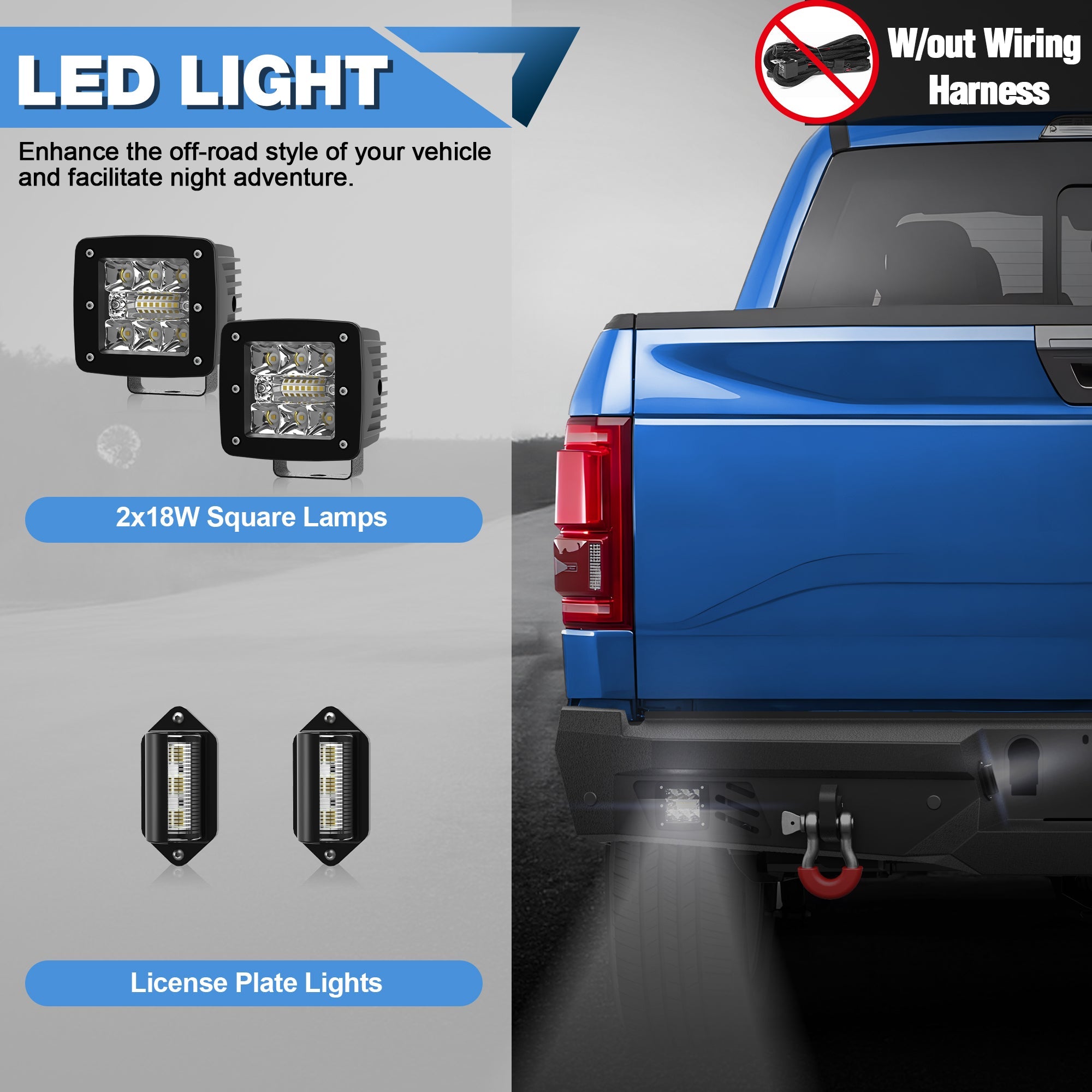 F150 Rear Bumper for 2015 - 2025 Ford F150 Pickup (Excluding Raptor & Ecoboost) - nadiaauto