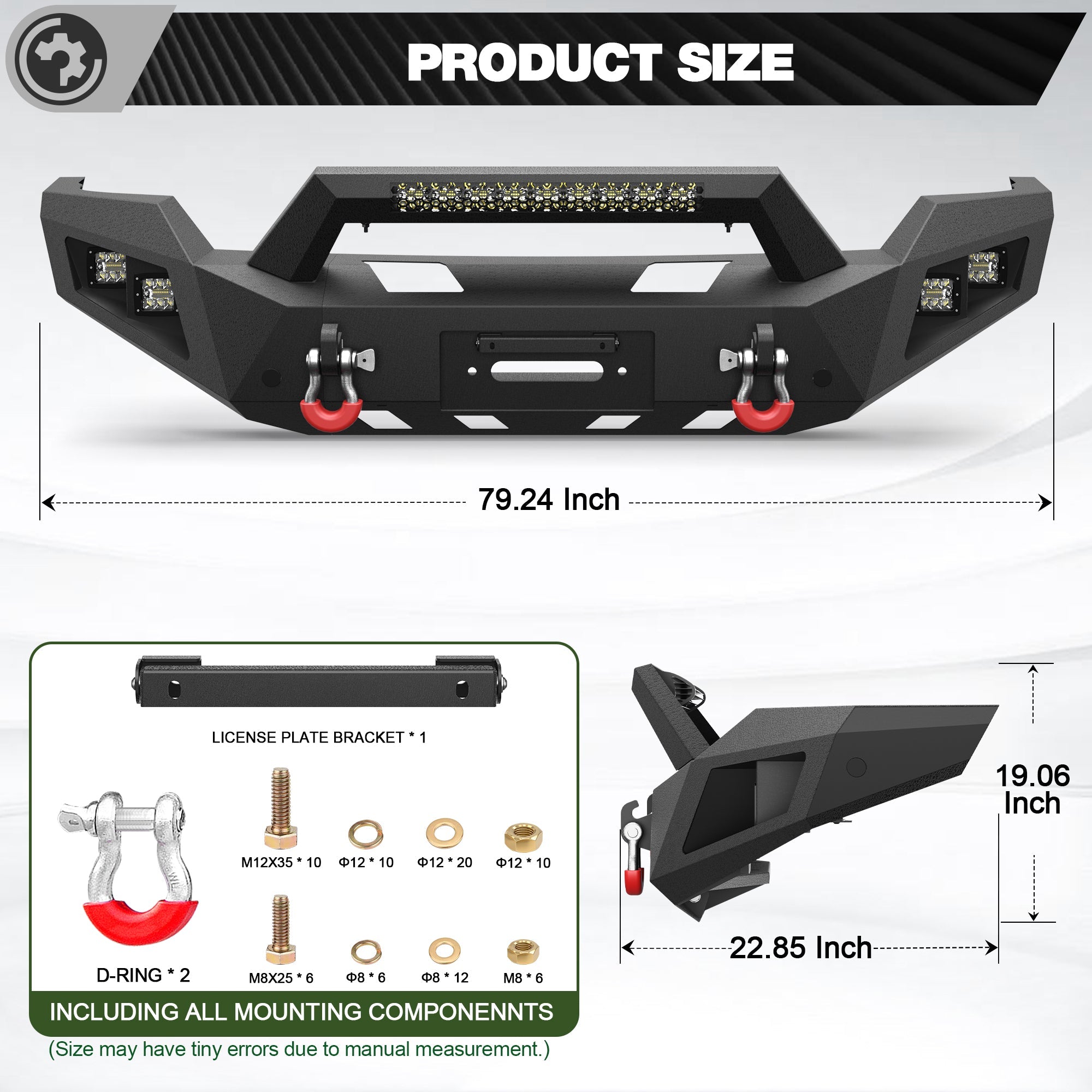 F250 Front Bumper for 2011-2016 Ford F250/F350/F450 Pickup Trucks - nadiaauto