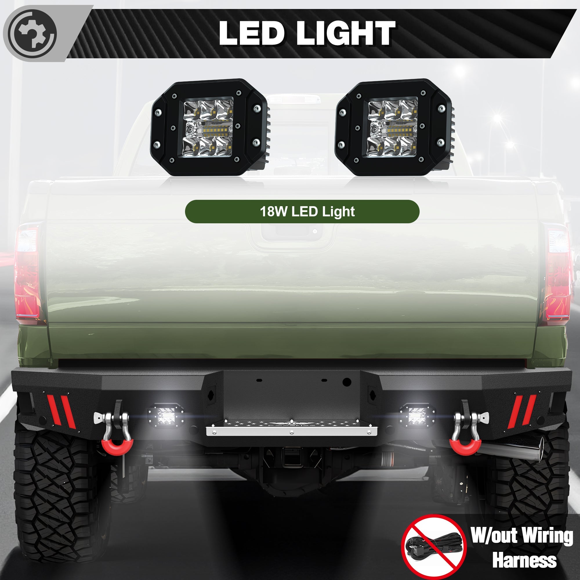 F250 Rear Bumper Full Width for 1999-2016 Ford F250/F350/F450 - nadiaauto