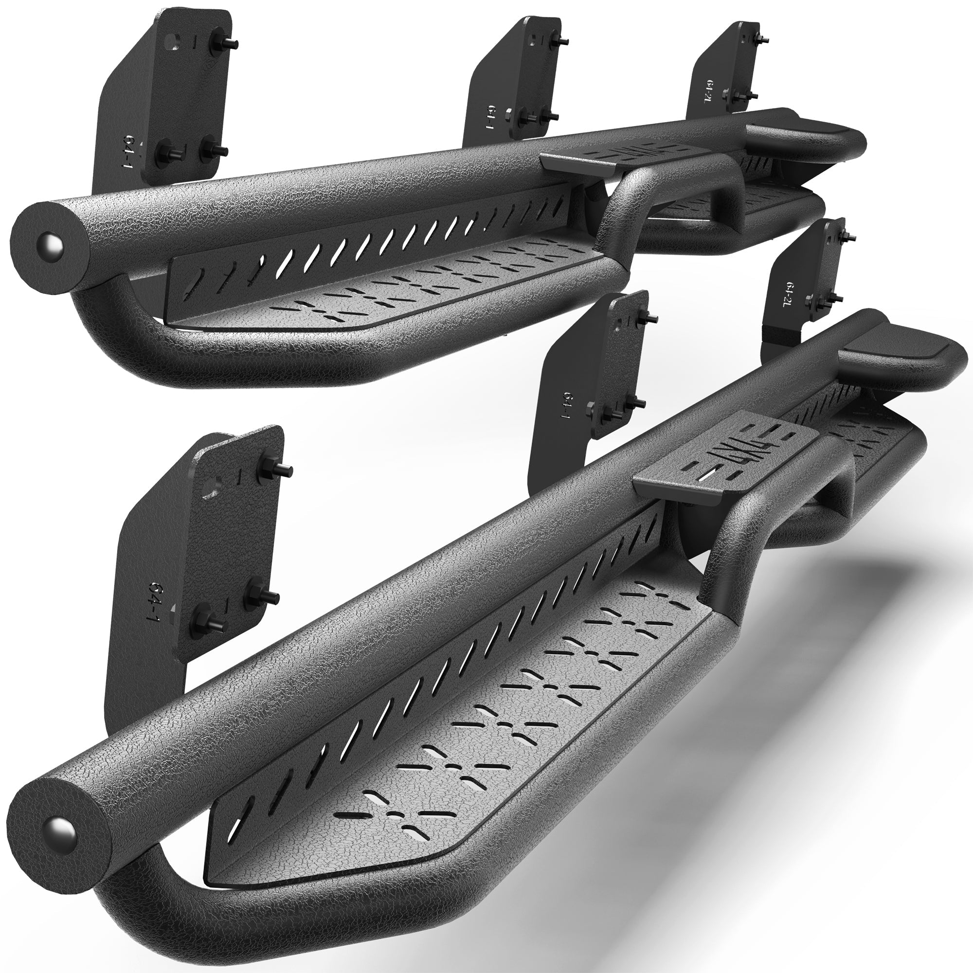 F250 Running Boards Side Steps Compatible for 1999 - 2016 Ford F250 SuperCrew (4 Door) - nadiaauto