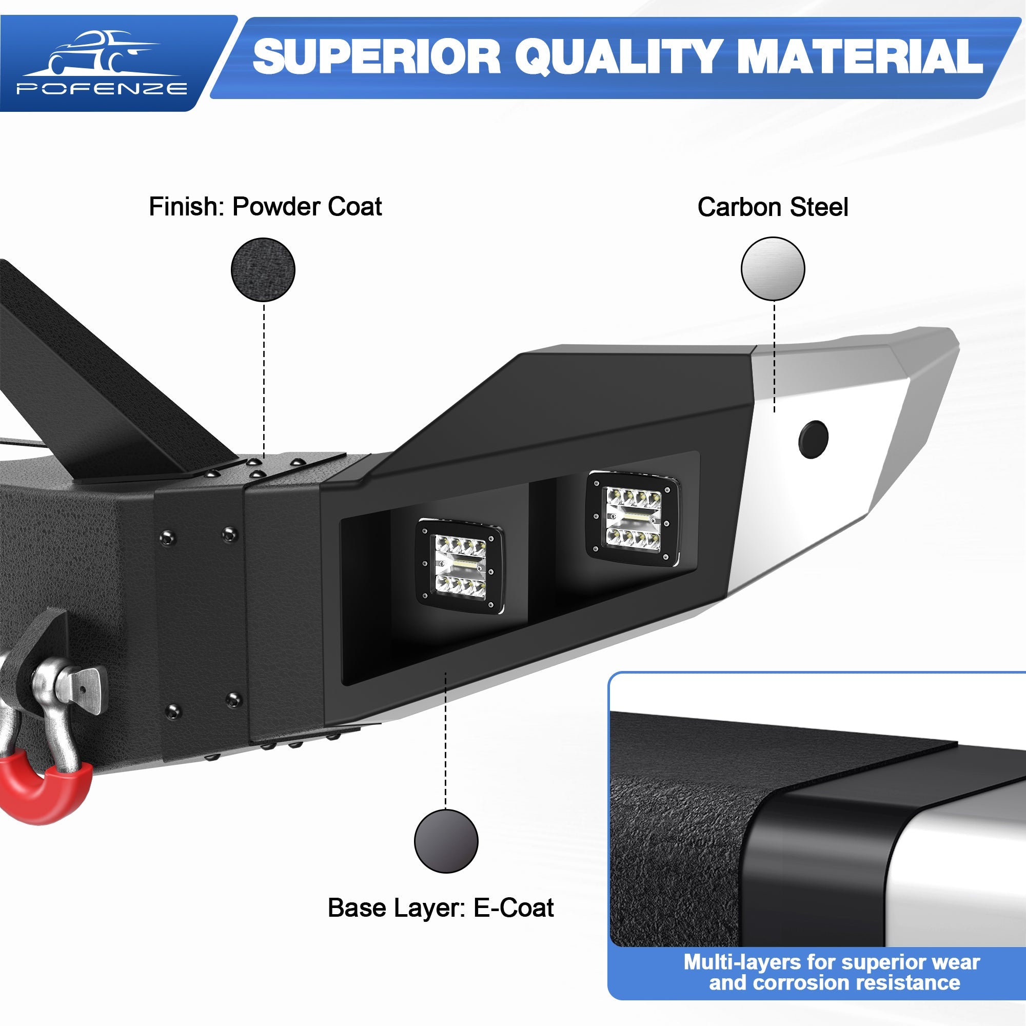 Front Bumper and Rear Bumper Combo Compatible with 2011 2012 2013 2014 2015 2016 Ford F250 F350 F450 - nadiaauto