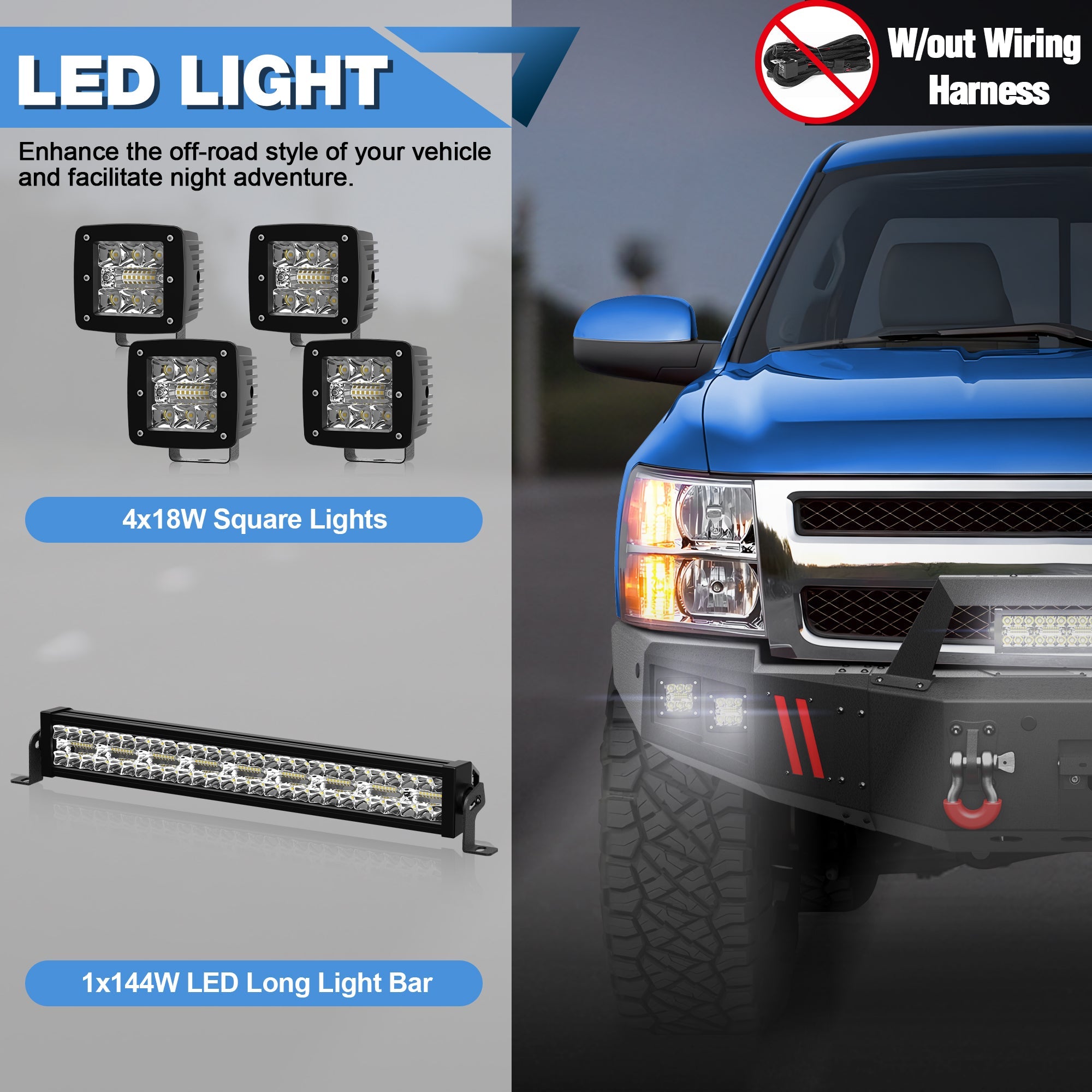 Front Bumper for 2007 2008 2009 2010 2011 2012 2013 Chevy Silverado 1500 Pickup w/Winch Plate - nadiaauto