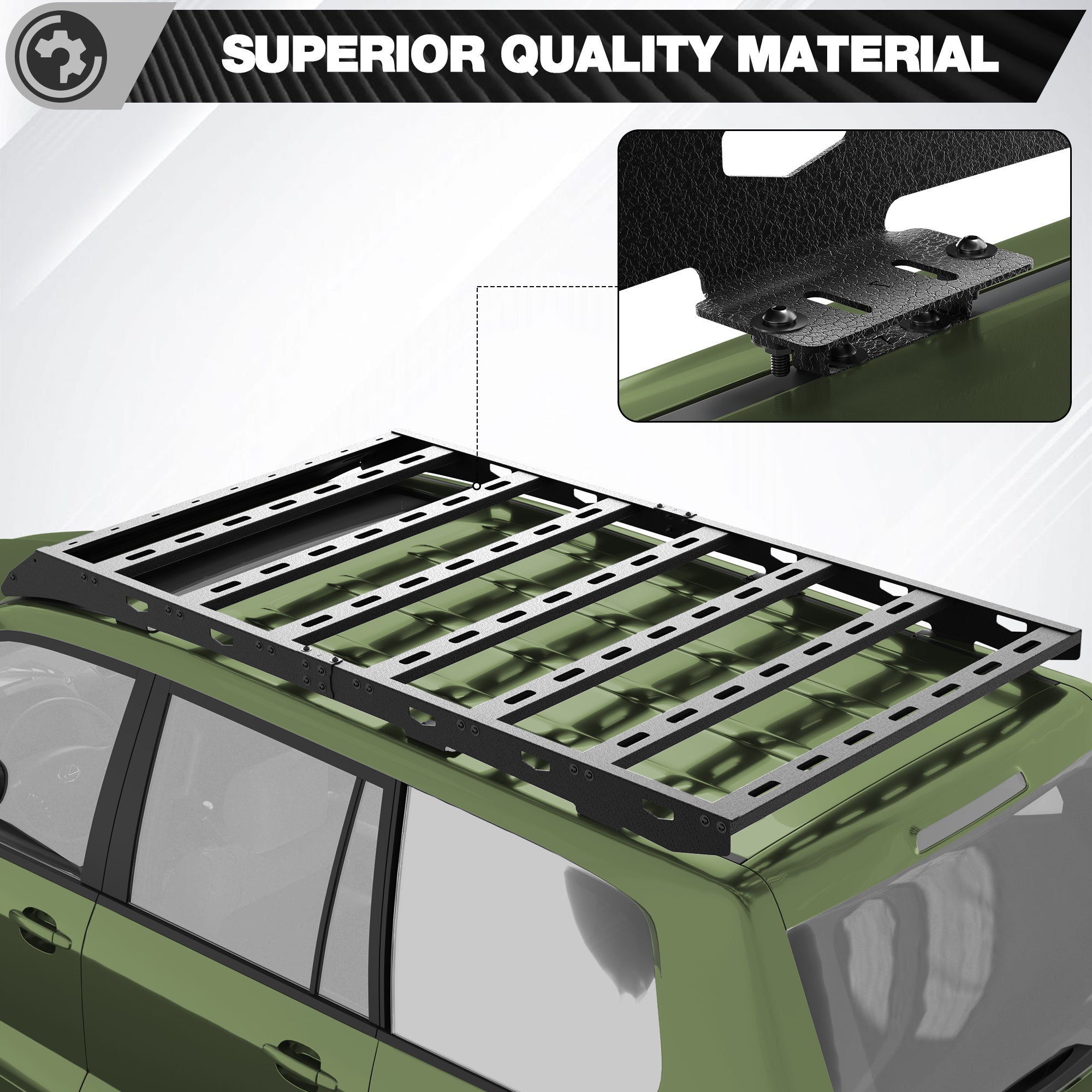 GX470 Roof Rack Cargo Carrier for 2003-2004-2005-2006-2007-2008-2009 Lexus GX470 - nadiaauto