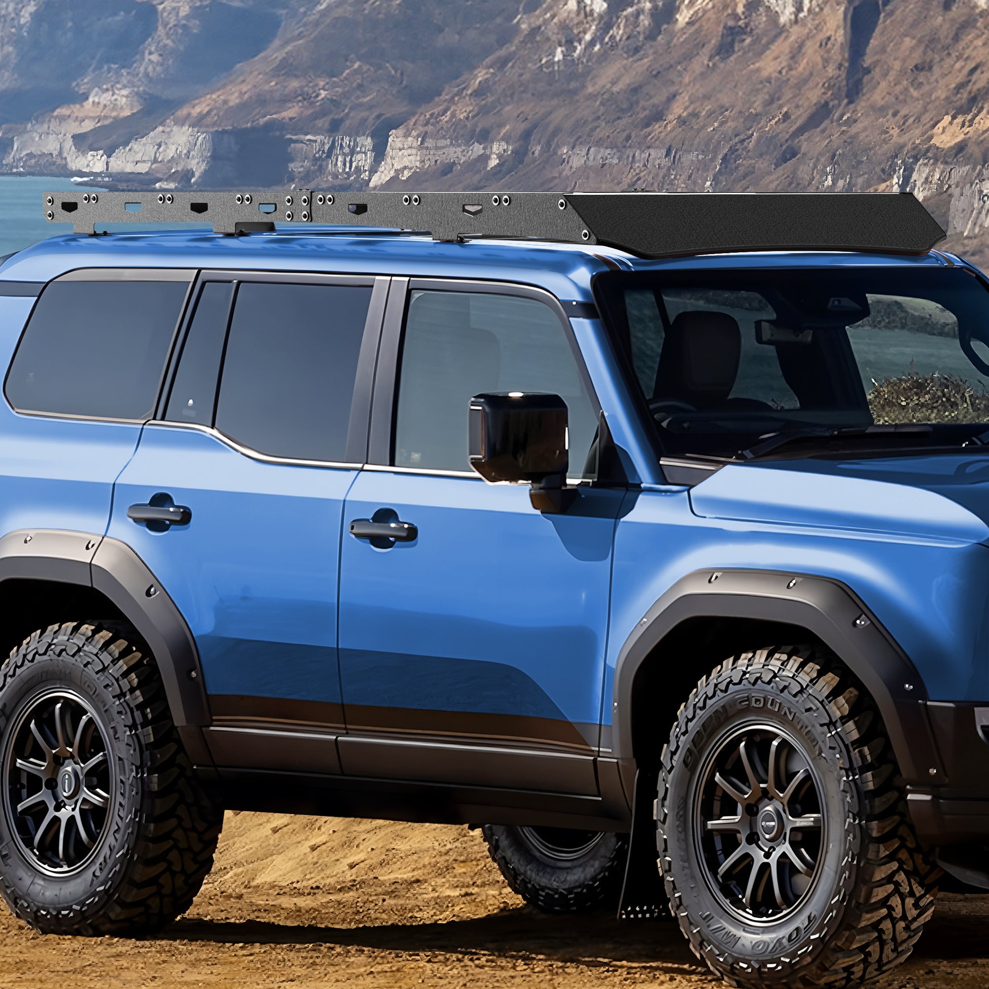 LC250 Roof Rack Compatible for 2024 - 2025 Toyota Land Cruiser Prado LC250/2024 - 2025 Lexus GX550 - nadiaauto
