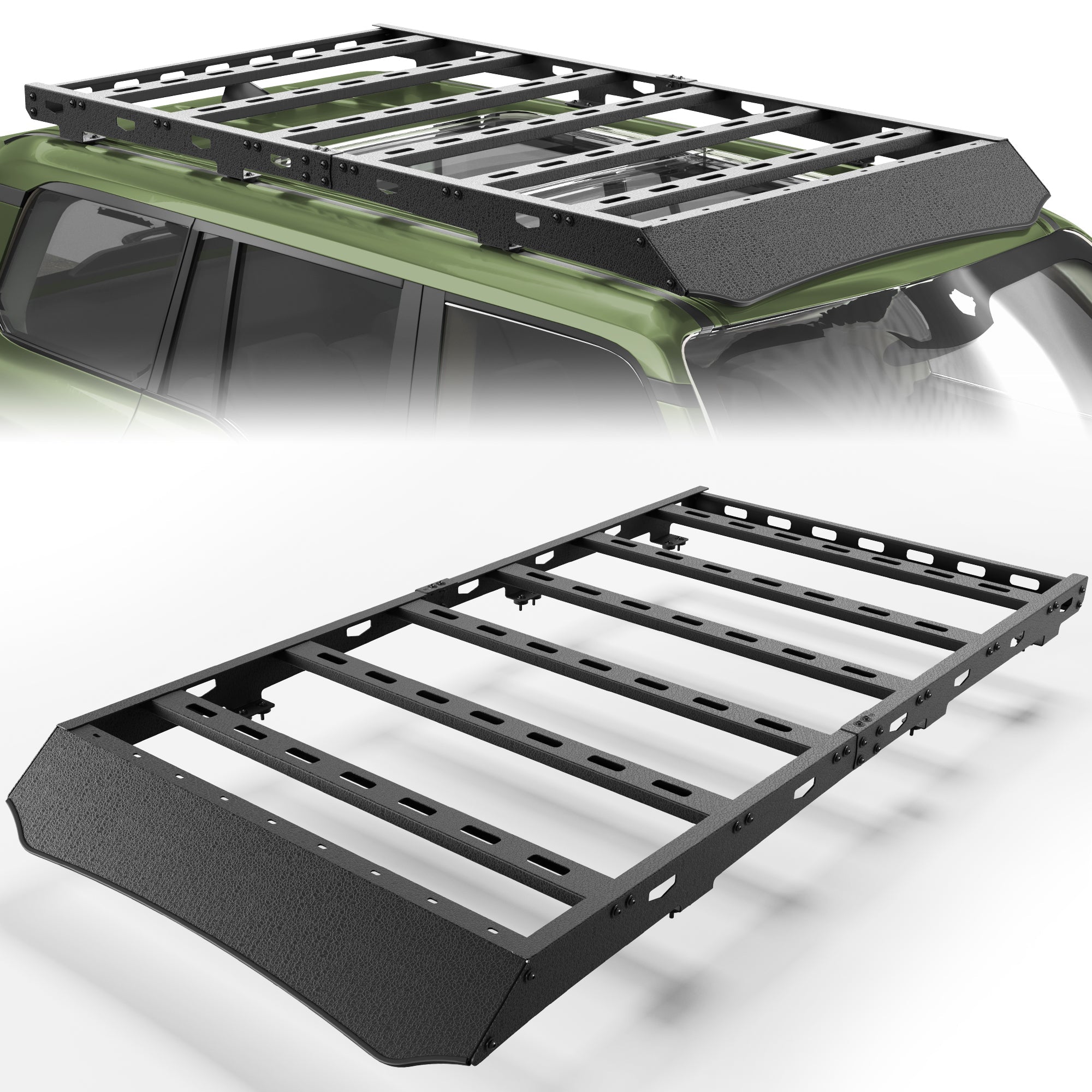 LC250 Roof Rack Compatible for 2024-2025 Toyota Land Cruiser Prado LC250/2024-2025 Lexus GX550 - nadiaauto