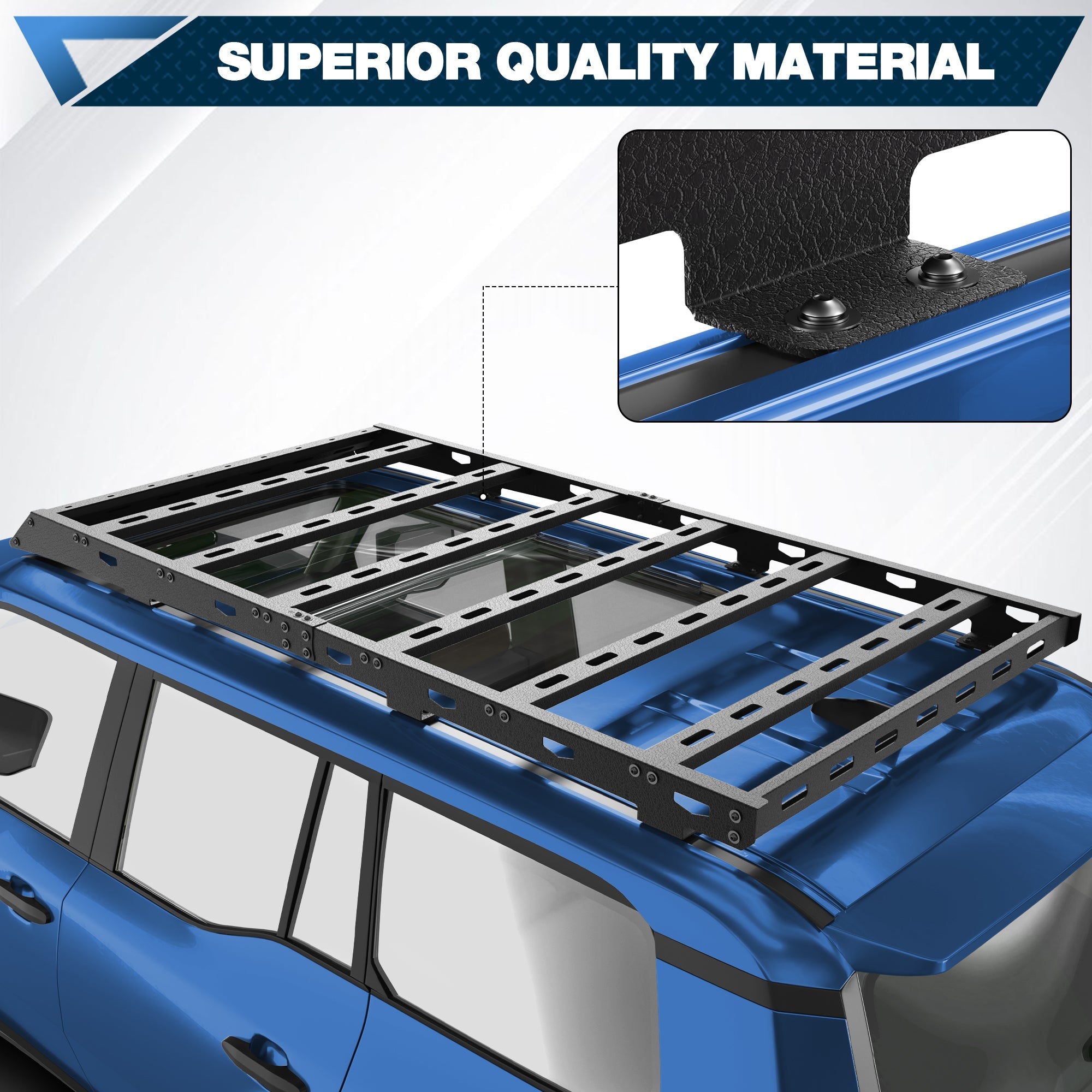 LC250 Roof Rack Compatible for 2024 - 2025 Toyota Land Cruiser Prado LC250/2024 - 2025 Lexus GX550 - nadiaauto