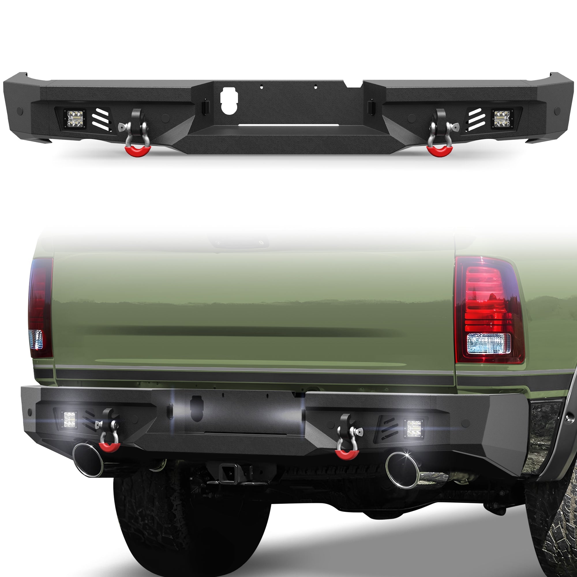 Ram 1500 Rebel Rear Bumper for 2015-2018 Ram 1500 Rebel Only - nadiaauto