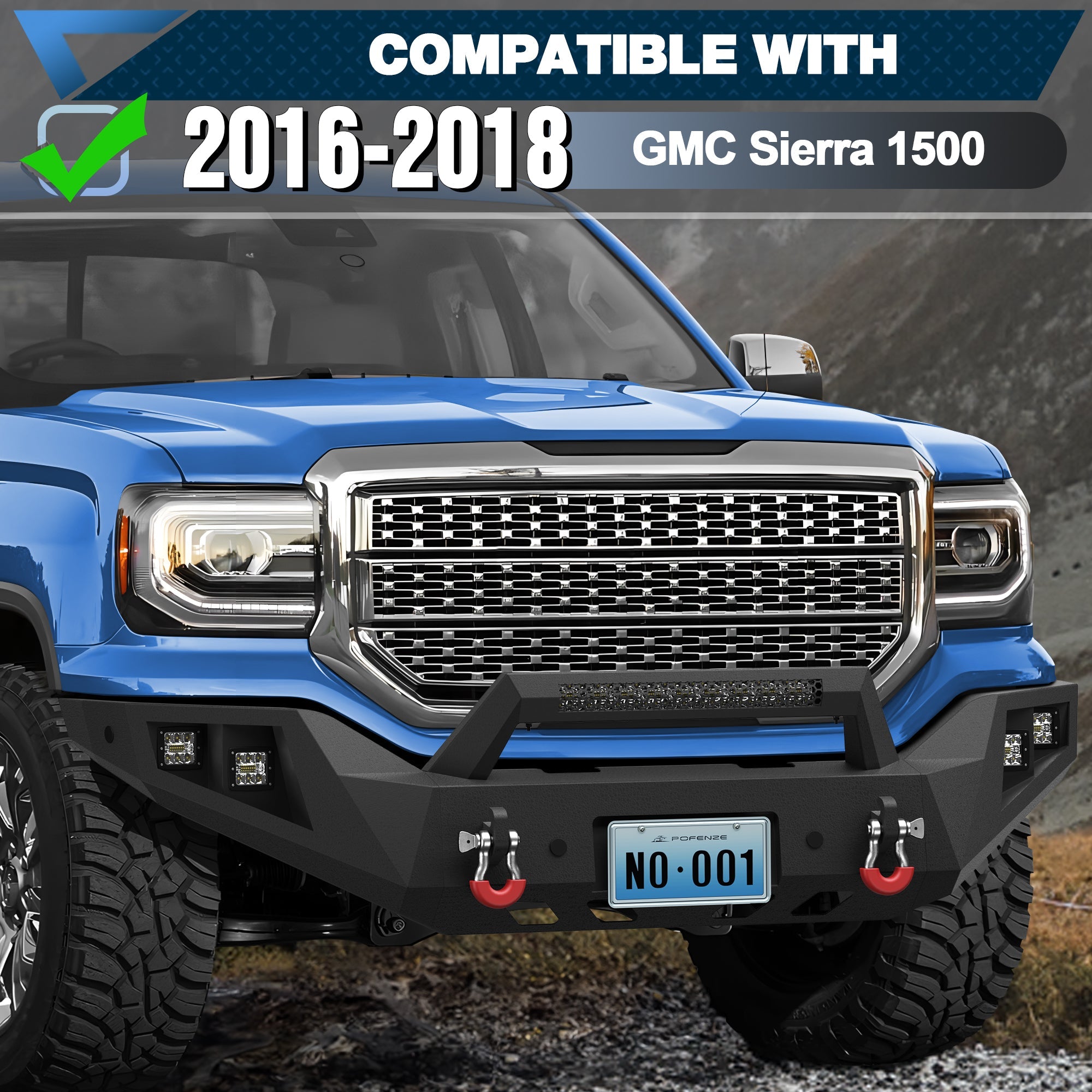 Ram 2500 Front Bumper Full Width for 2010 - 2018 Dodge Ram 2500/3500 Pickup - nadiaauto