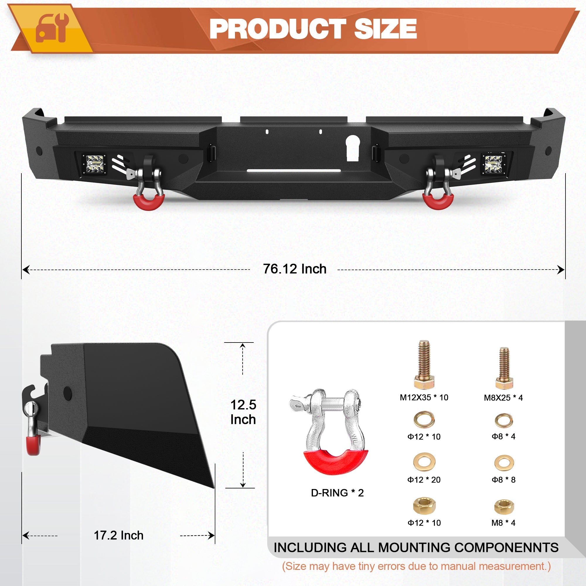 Ram 2500 Rear Bumper for 2019 - 2025 Dodge Ram 2500/3500 Pickup Trucks - nadiaauto