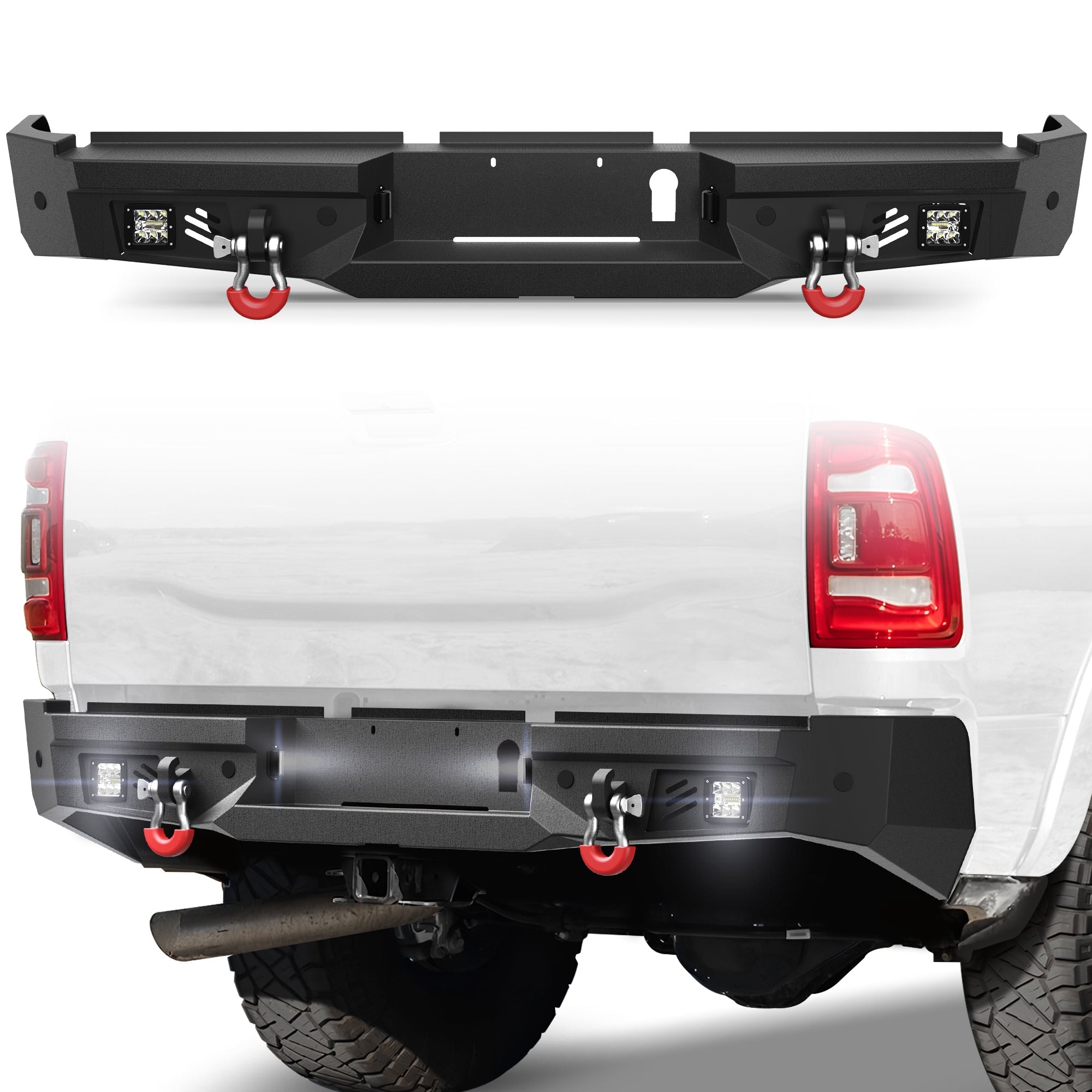Ram 2500 Rear Bumper for 2019 - 2025 Dodge Ram 2500/3500 Pickup Trucks - nadiaauto