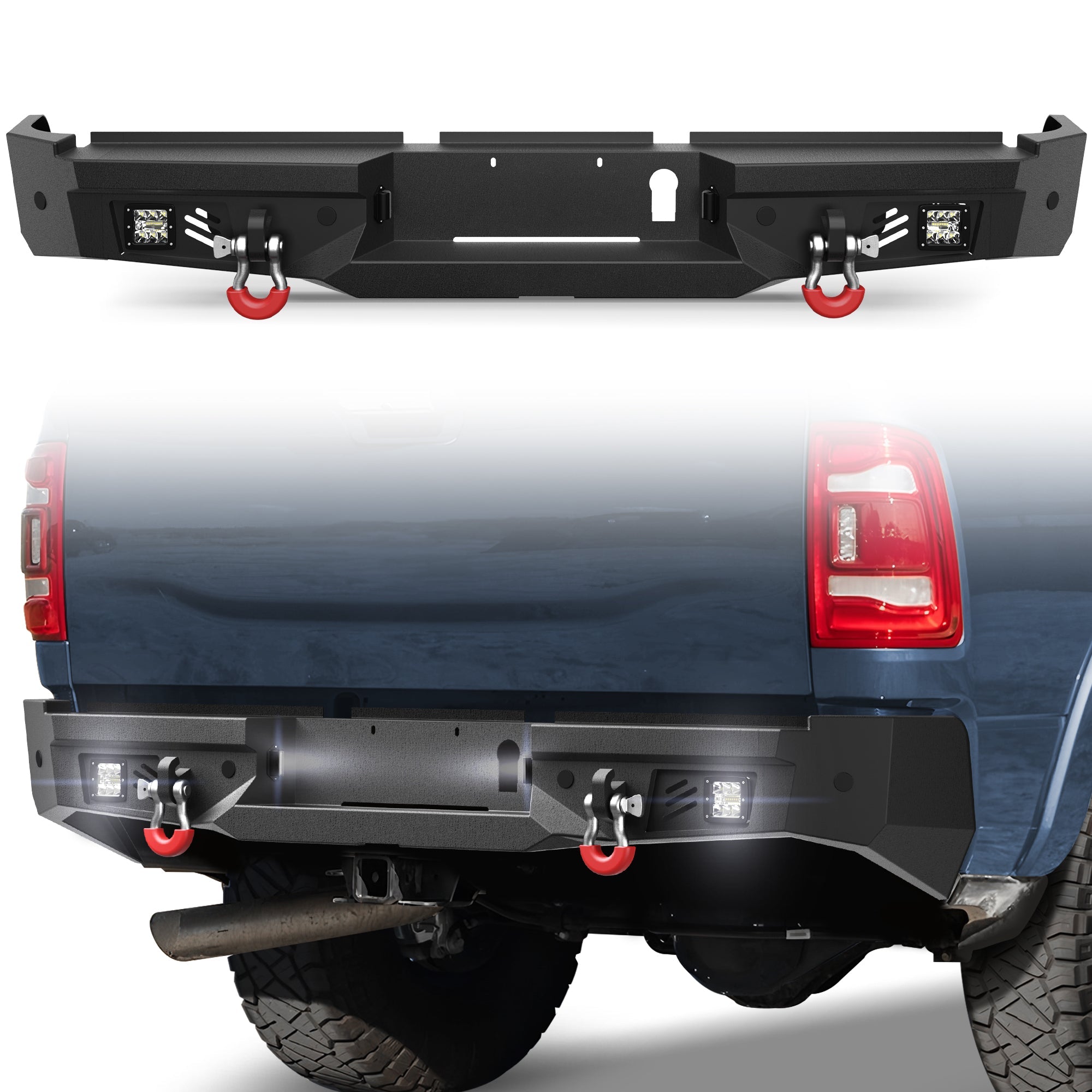 Ram 2500 Rear Bumper for 2019 - 2025 Dodge Ram 2500/3500 Pickup Trucks - nadiaauto