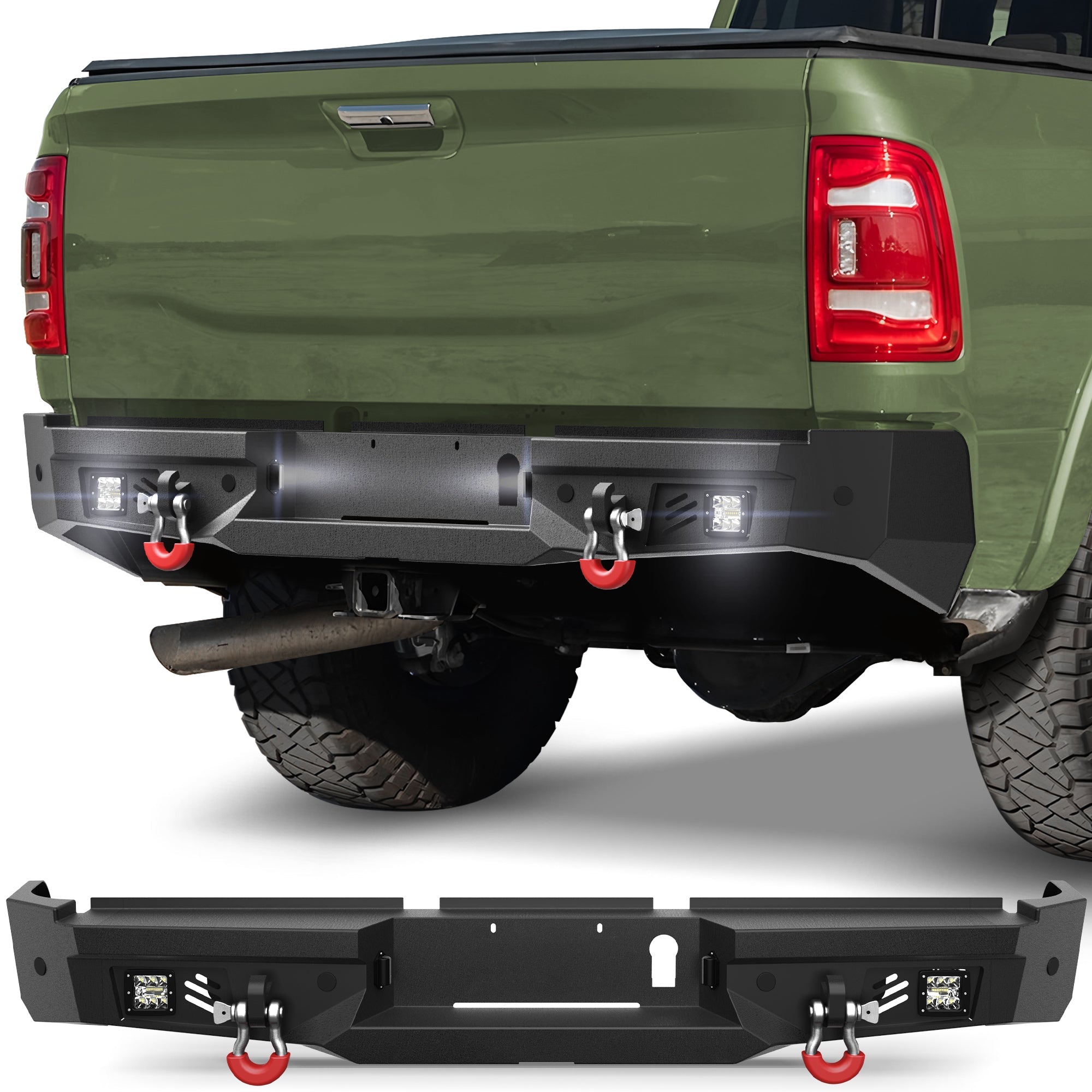 Ram 2500 Rear Bumper for 2019-2025 Dodge Ram 2500/3500 Pickup Trucks - nadiaauto