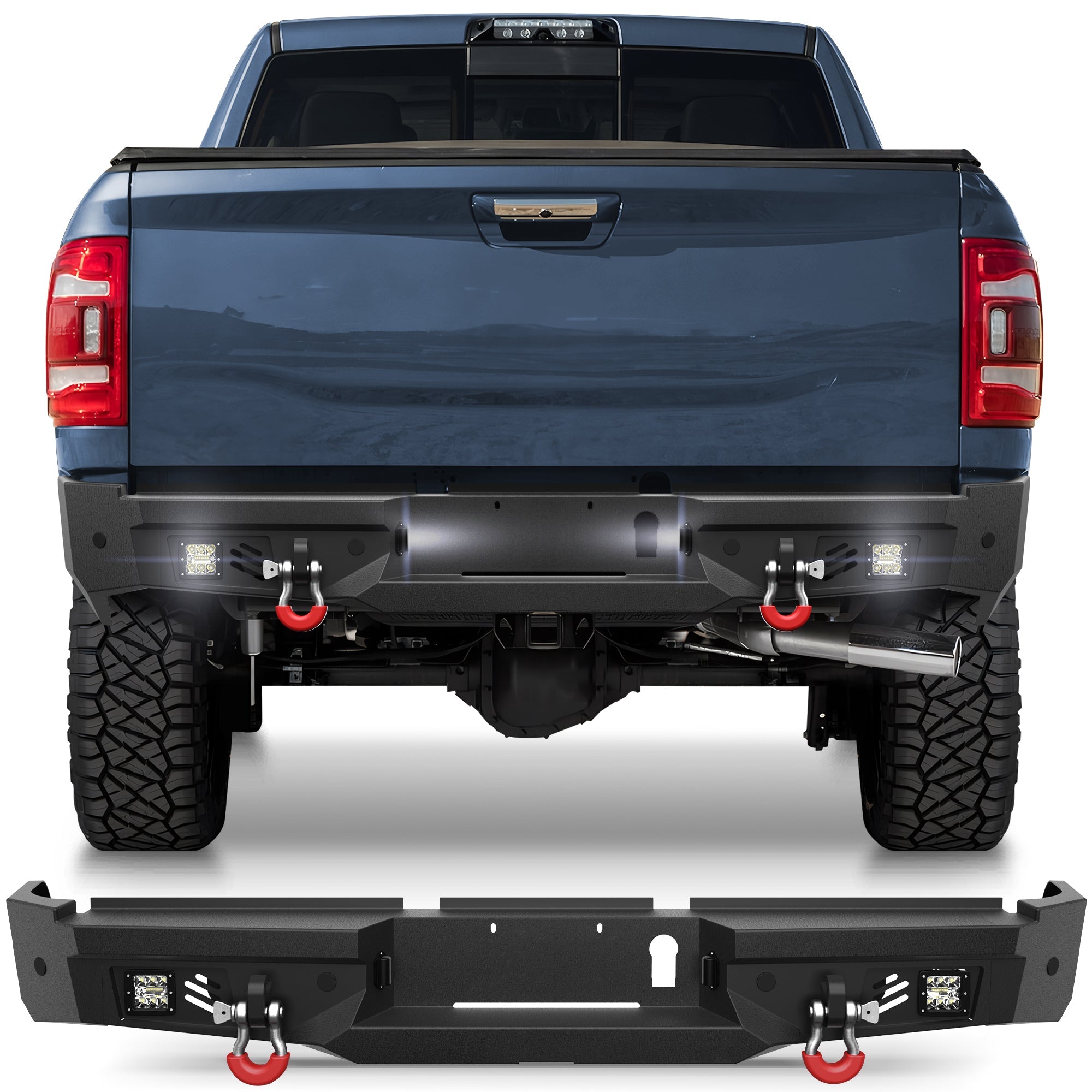 Ram 2500 Rear Bumper for 2019 - 2025 Dodge Ram 2500/3500 Pickup Trucks - nadiaauto