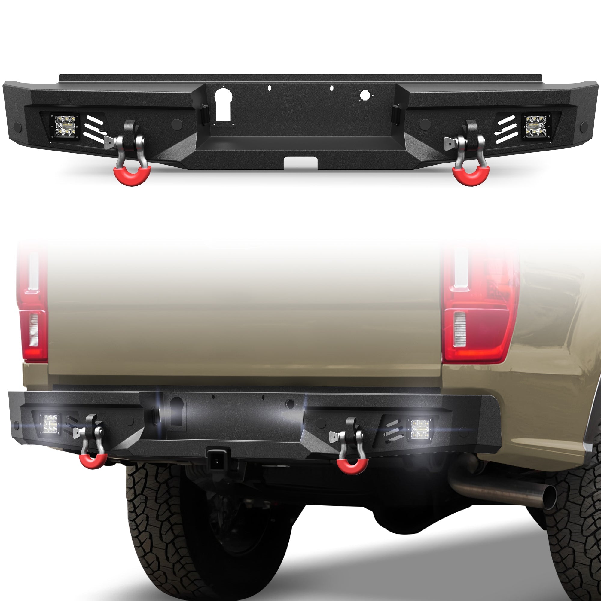 Ranger Rear Bumper for 2019-2023 Ford Ranger (Excluding Wildtrak) - nadiaauto