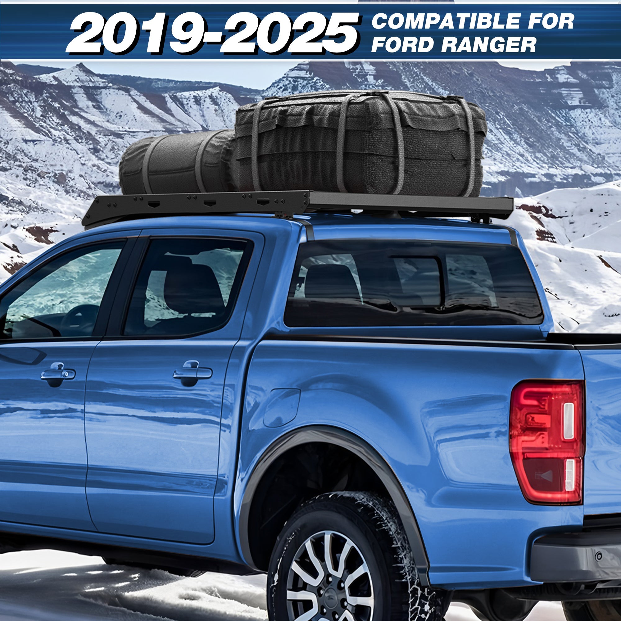 Ranger Roof Rack Compatible with 2019 2020 2021 2022 2023 2024 2025 Ford Ranger - nadiaauto