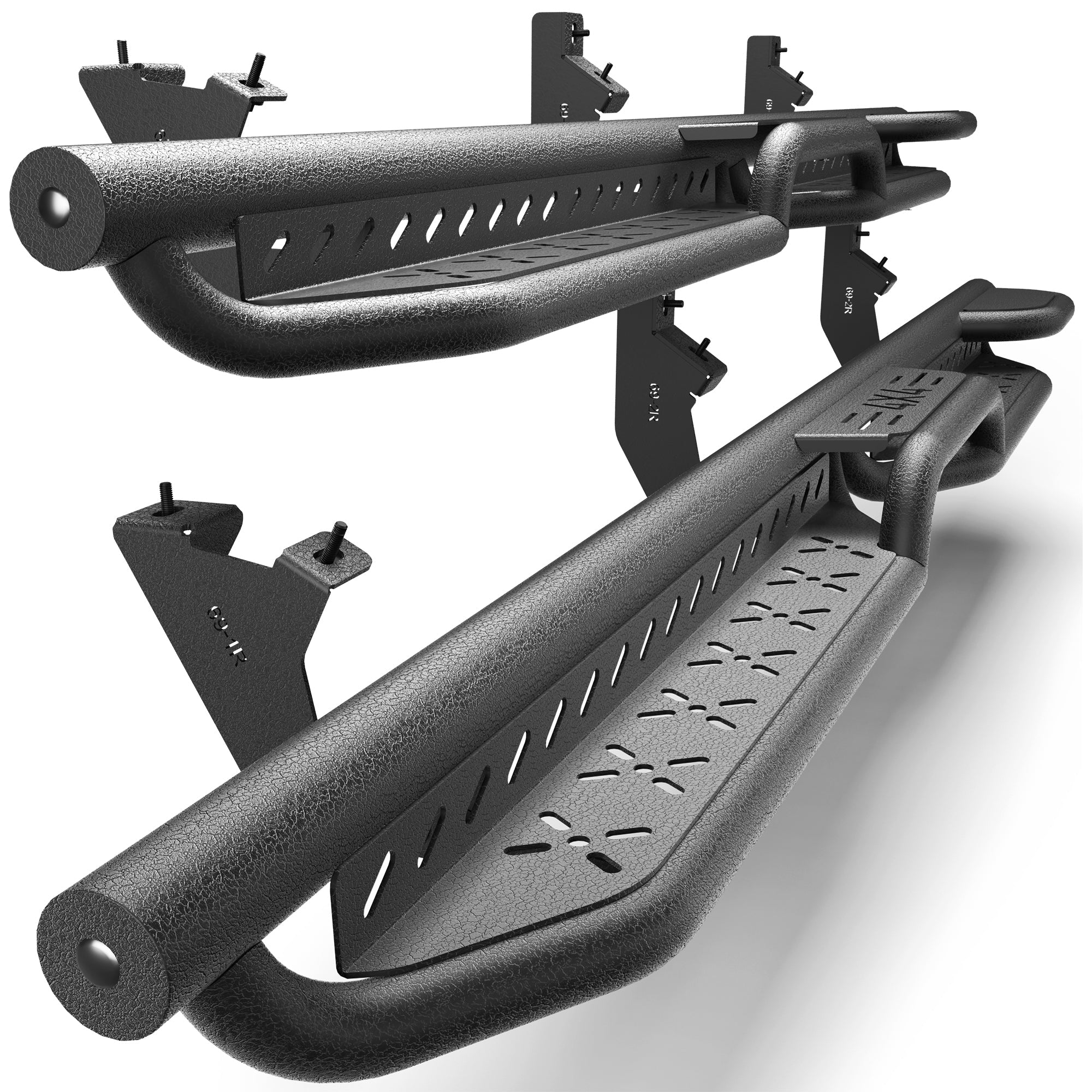 Ranger Running Boards Side Step Ford Ranger 2019 2020 2021 2022 2023 2024 SuperCrew(4 Door) - nadiaauto