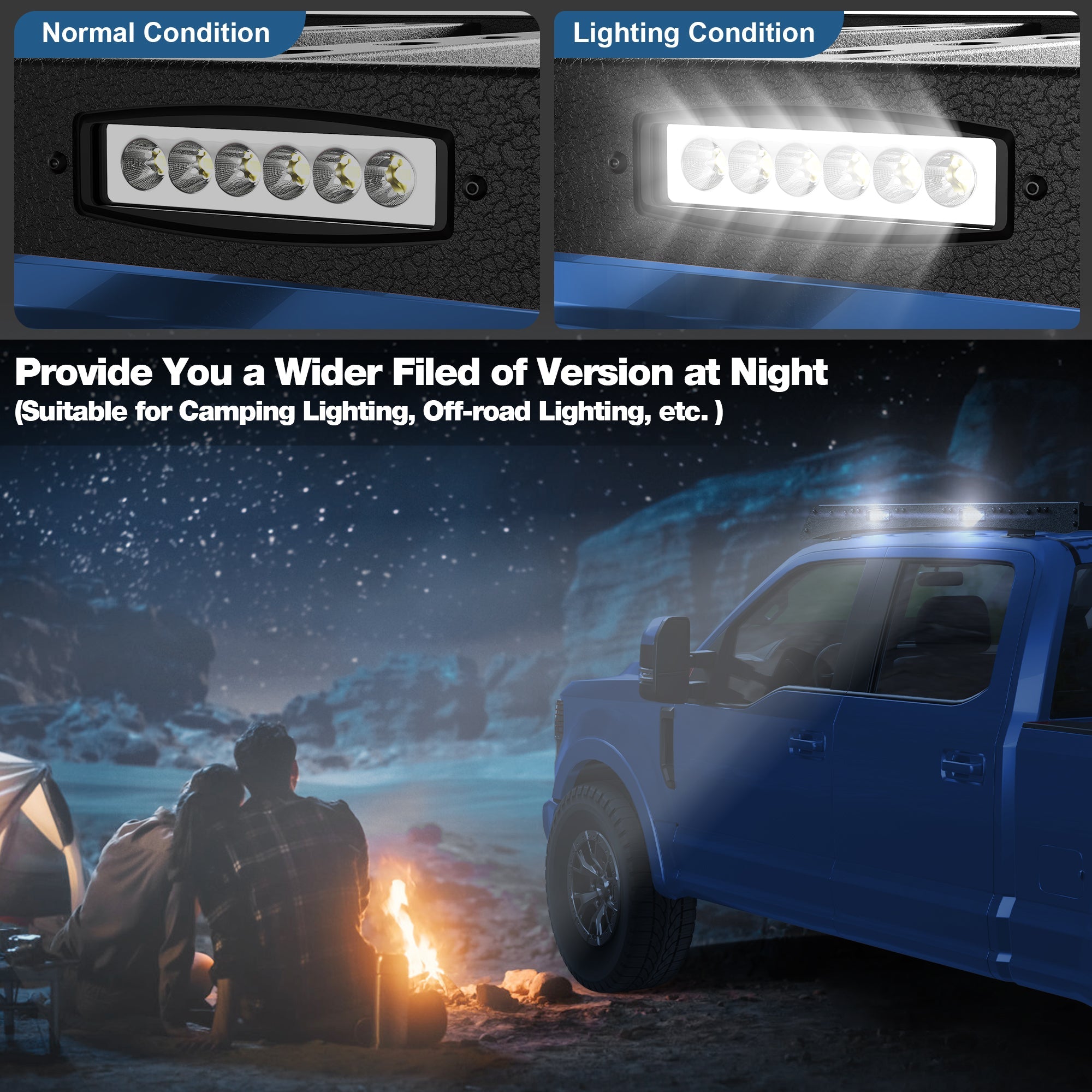 Roof Rack Rooftop Cargo Carrier Compatible for F250/F350/F450 2017 2018 2019 2020 2021 2022 - nadiaauto