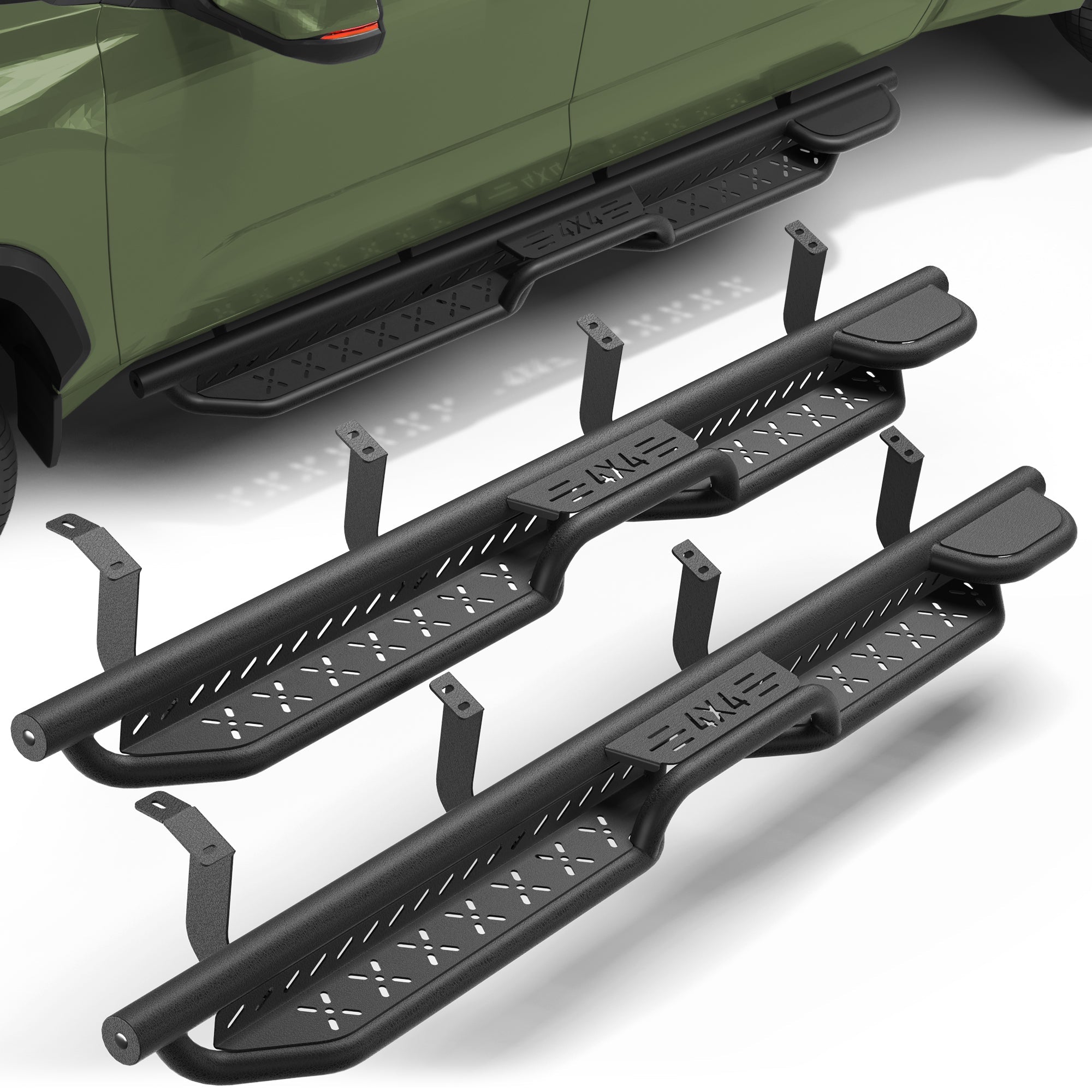 Running Boards Side Steps Compatible with 2022-2025 Toyota Tundra CrewMax - nadiaauto