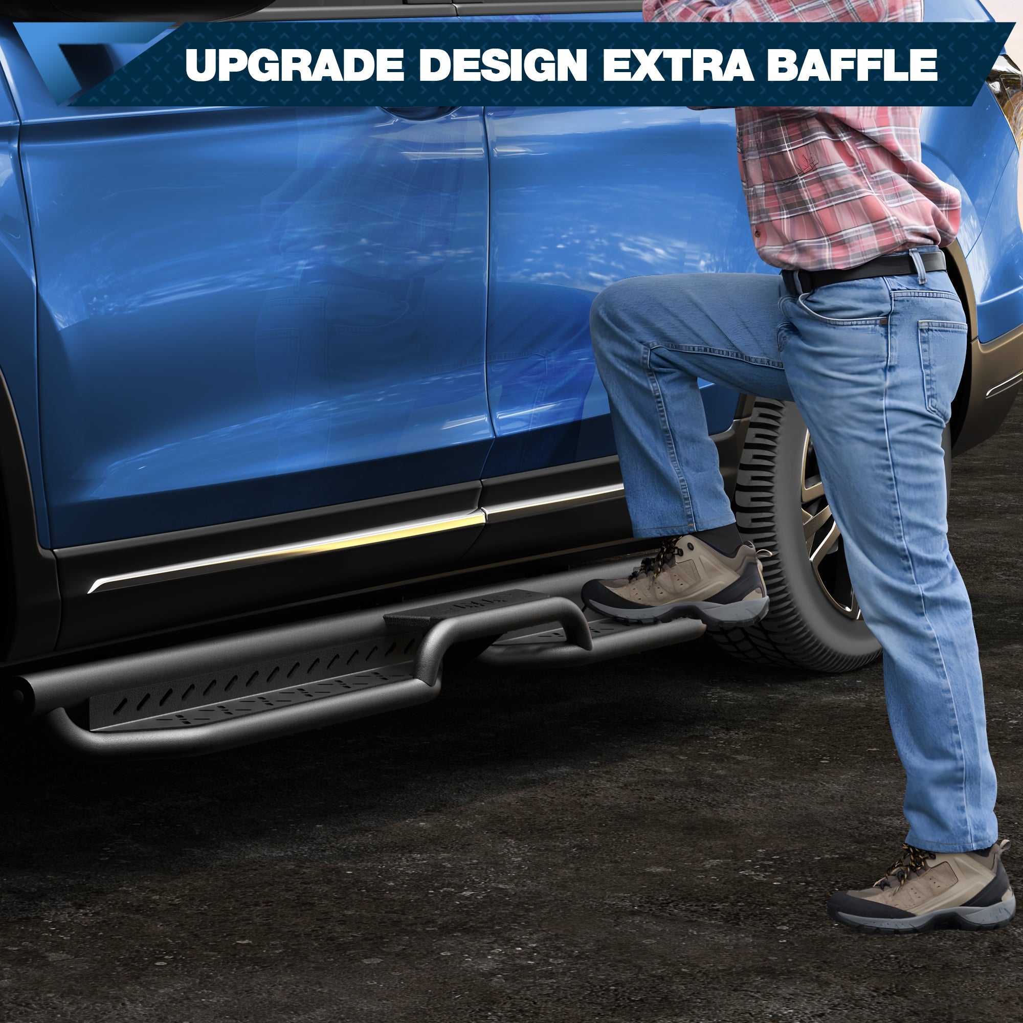 Running Boards Side Steps for Honda Pilot 2016 - 2022 Bolt - On Design for Easy Access - nadiaauto
