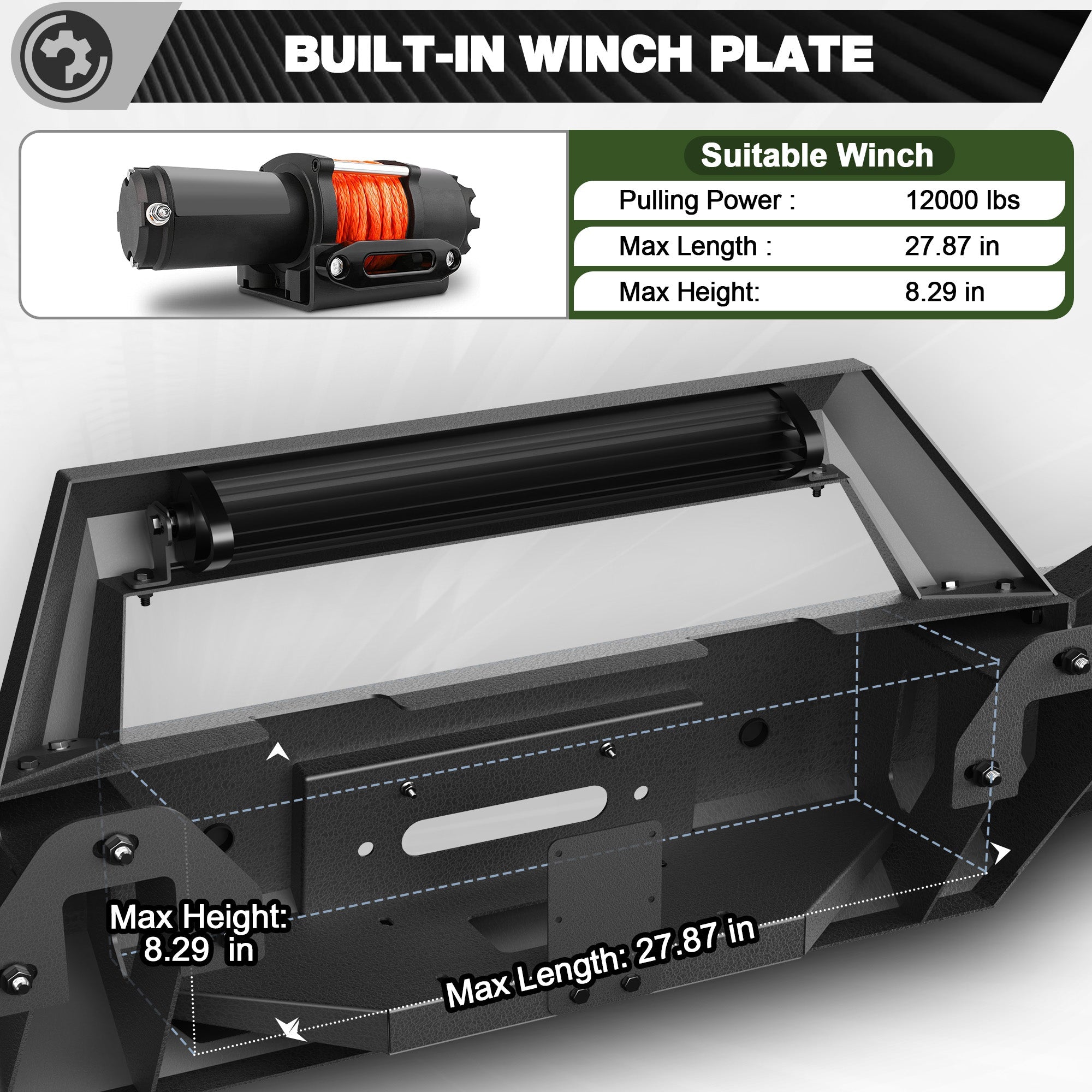Sierra 1500 Front Bumper for 2016-2017-2018 GMC Sierra 1500 - nadiaauto