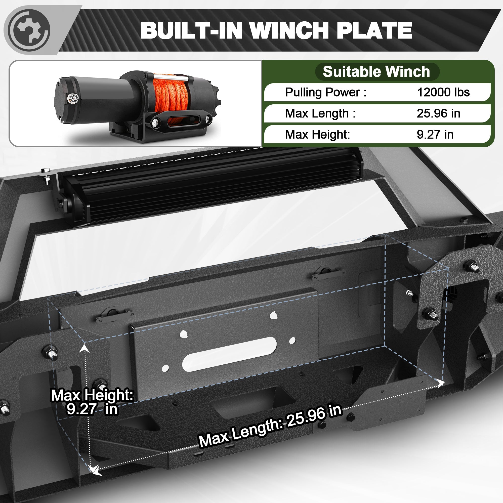 Sierra 1500 Front Bumper for 2019 2020 2021 2022 GMC Sierra 1500 - nadiaauto