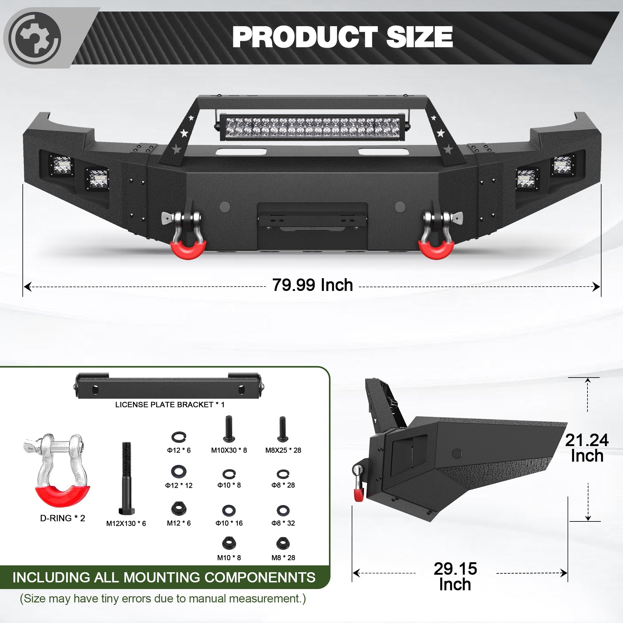 Silverado 1500 Front Bumper for 2007 2008 2009 2010 2011 2012 2013 Chevy Silverado 1500 Pickup - nadiaauto