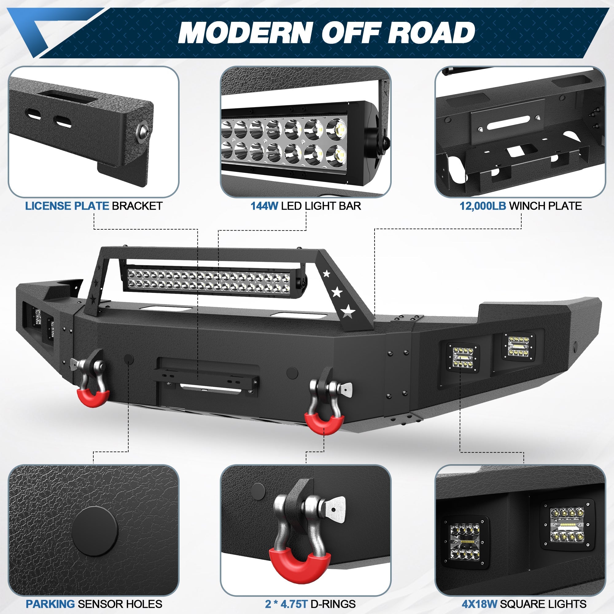 Silverado 1500 Front Bumper for 2007 2008 2009 2010 2011 2012 2013 Chevy Silverado 1500 Pickup - nadiaauto