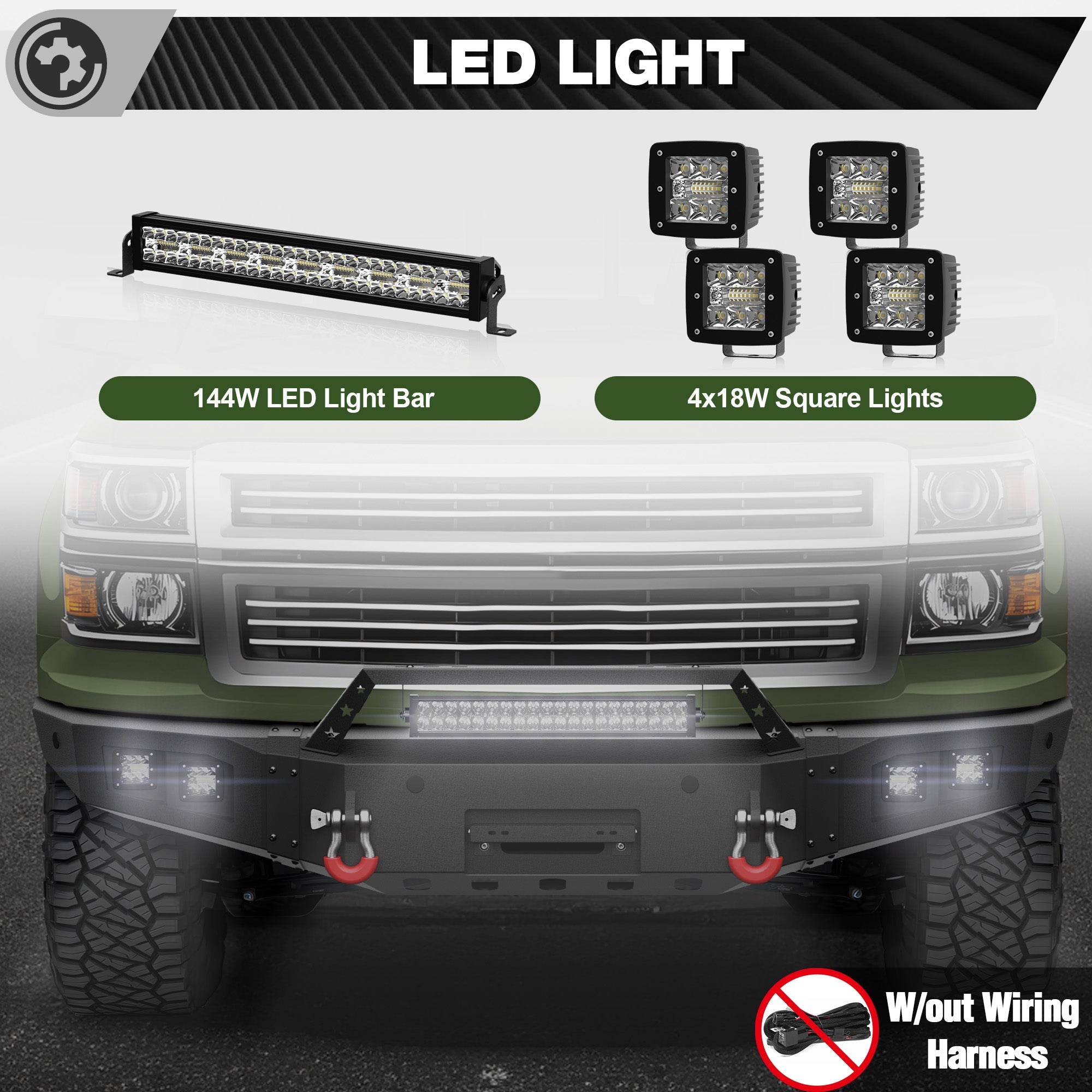 Silverado 1500 Front Bumper for 2014 2015 Chevy Silverado 1500 - nadiaauto