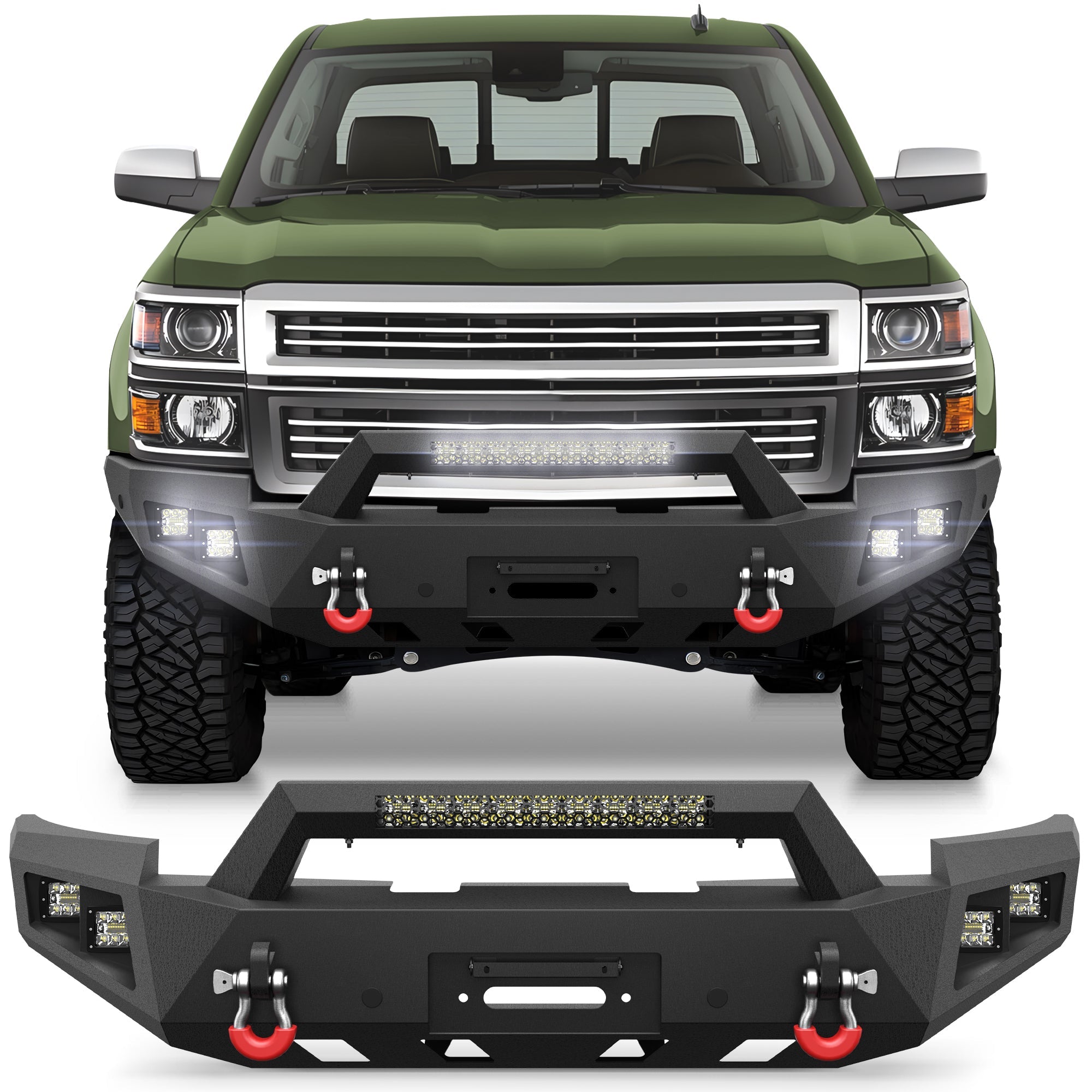 Silverado 1500 Front Bumper for 2014 2015 Chevy Silverado 1500 - nadiaauto