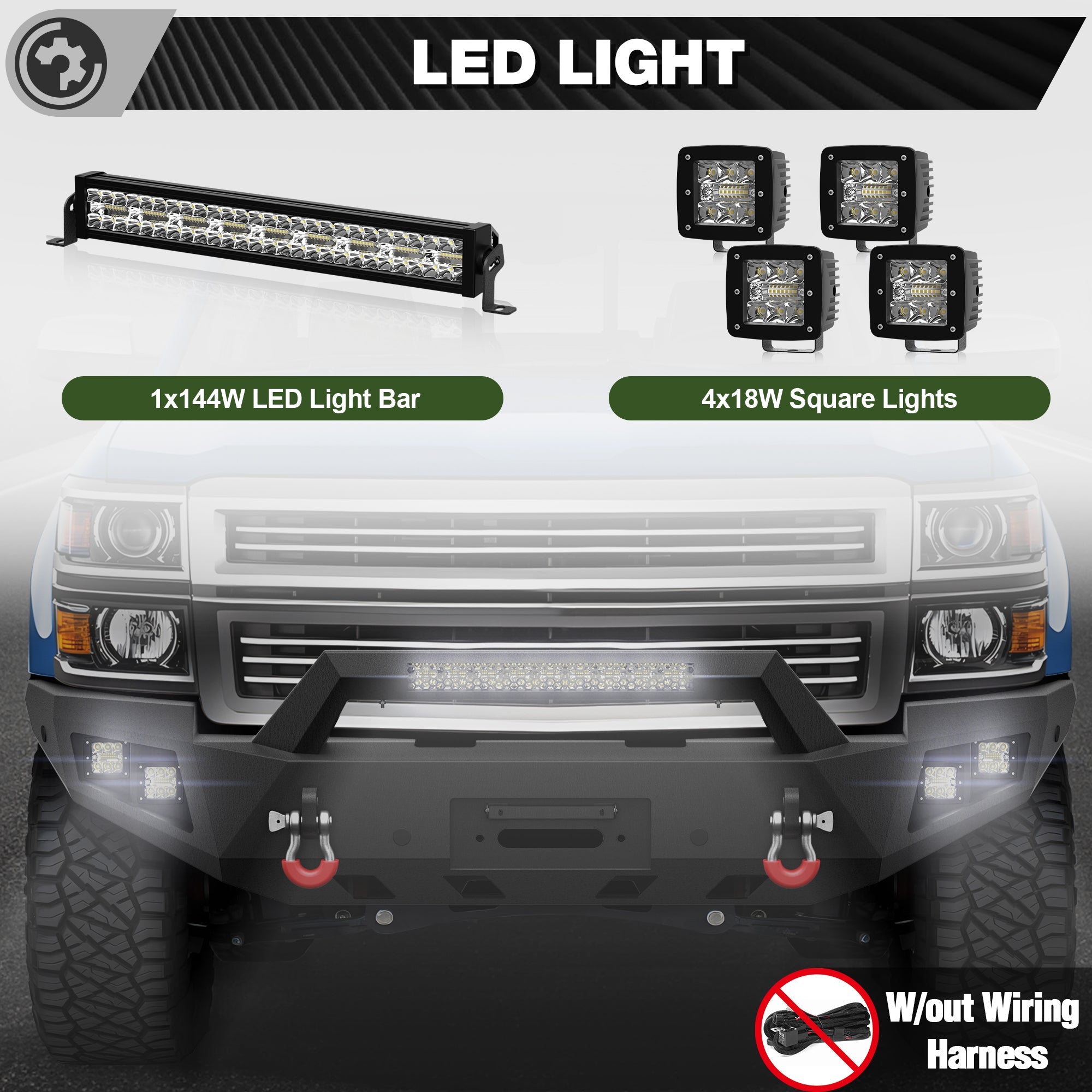 Silverado 1500 Front Bumper for 2014 2015 Chevy Silverado 1500 - nadiaauto