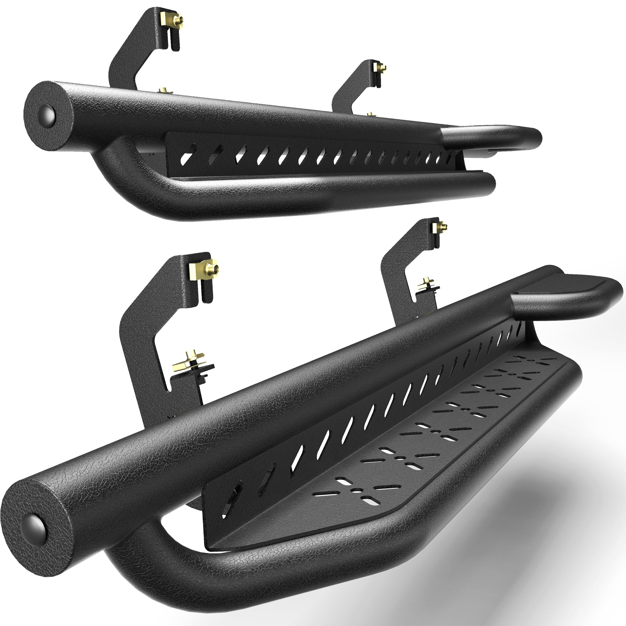 Silverado 1500 Running Boards Side Steps Compatible for 2007 - 2018 Silverado 1500 Regular Cab 2 Doors Only - nadiaauto