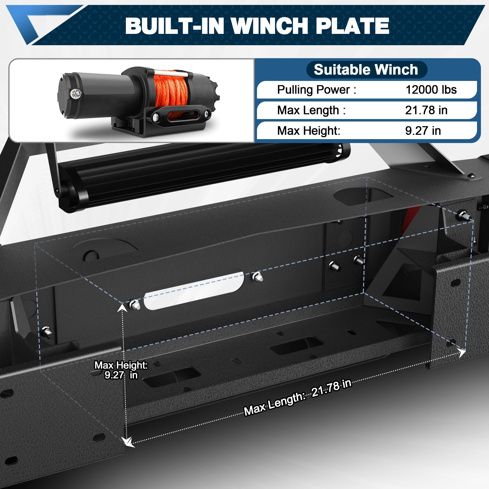 Silverado 2500 Front Truck Bumper Compatible with 2015 2016 2017 2018 2019 Chevrolet Silverado 2500/3500 HD - nadiaauto