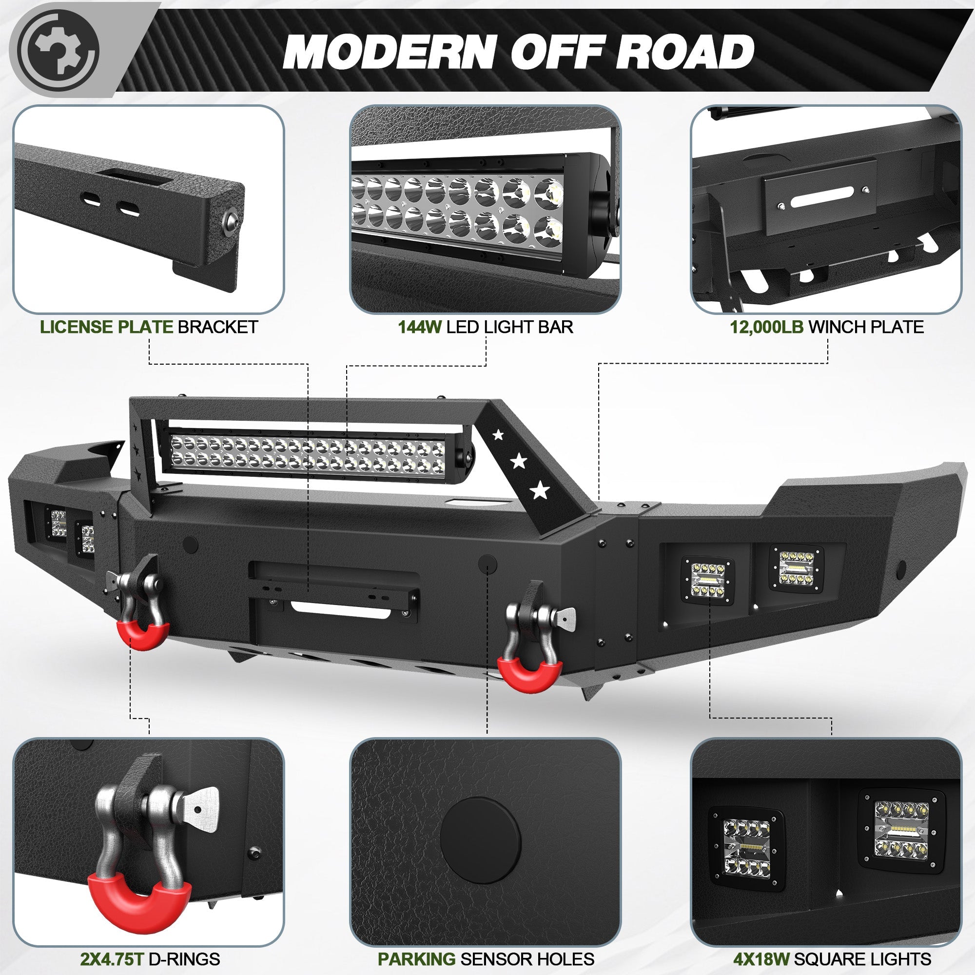 Silverado 2500/3500 Front Bumper Compatible with 2011 2012 2013 2014 Chevy Silverado 2500/3500 - nadiaauto