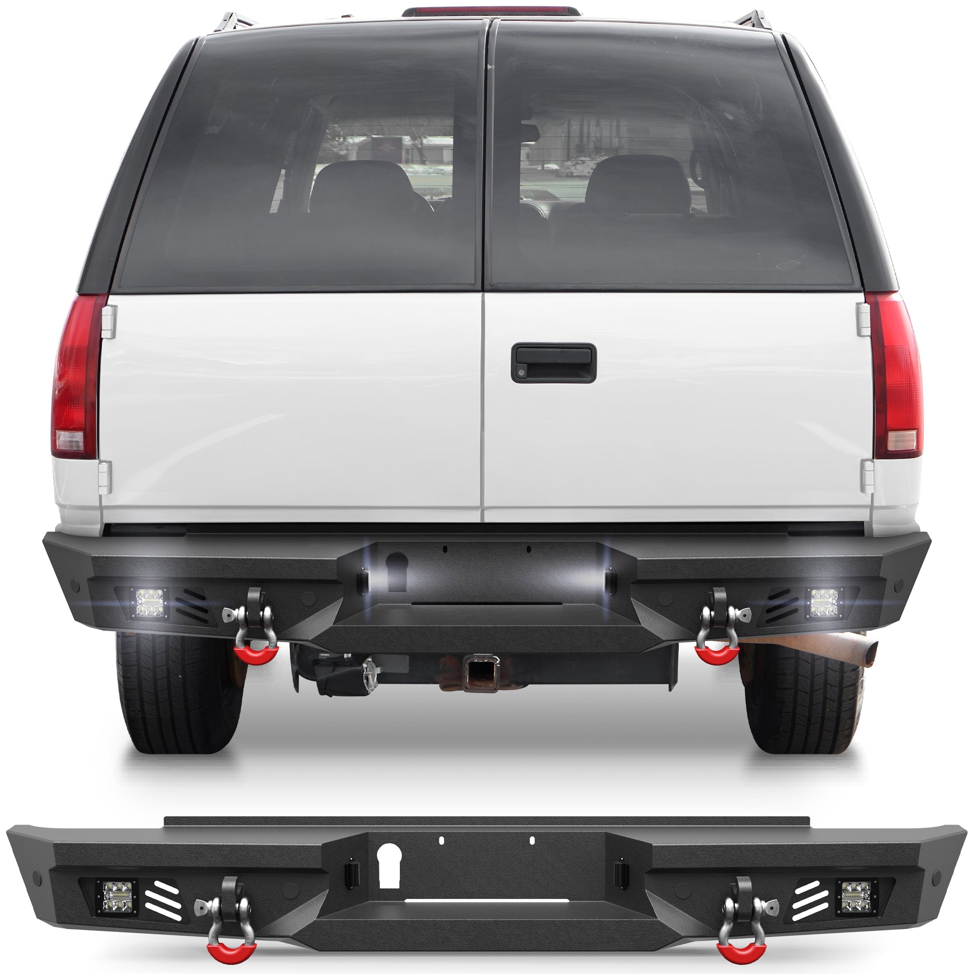 Suburban Rear Bumper for 1992 - 1999 Chevy Suburban/GMC Yukon and 1995 - 1999 Chevy Tahoe - nadiaauto