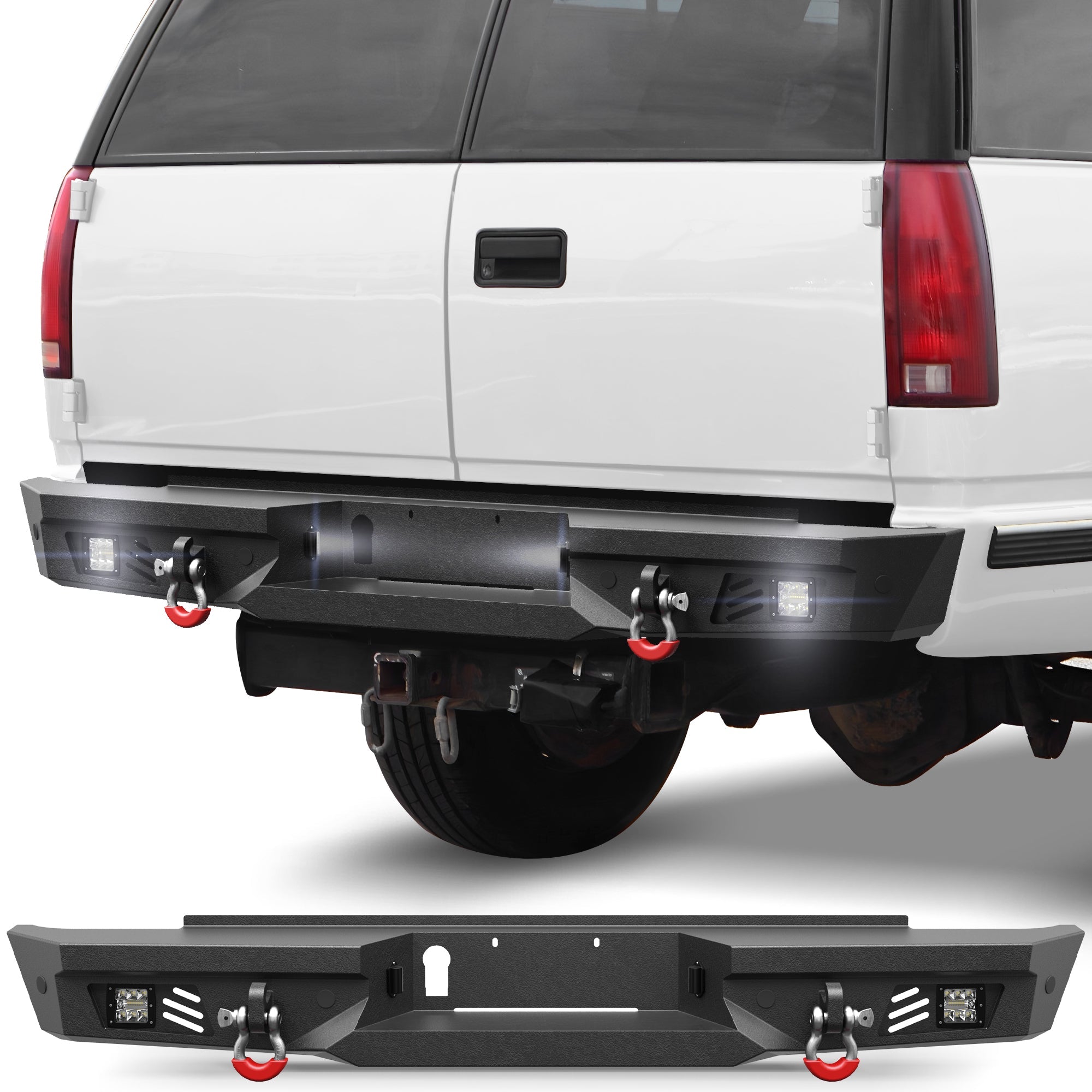 Suburban Rear Bumper for 1992 - 1999 Chevy Suburban/GMC Yukon and 1995 - 1999 Chevy Tahoe - nadiaauto