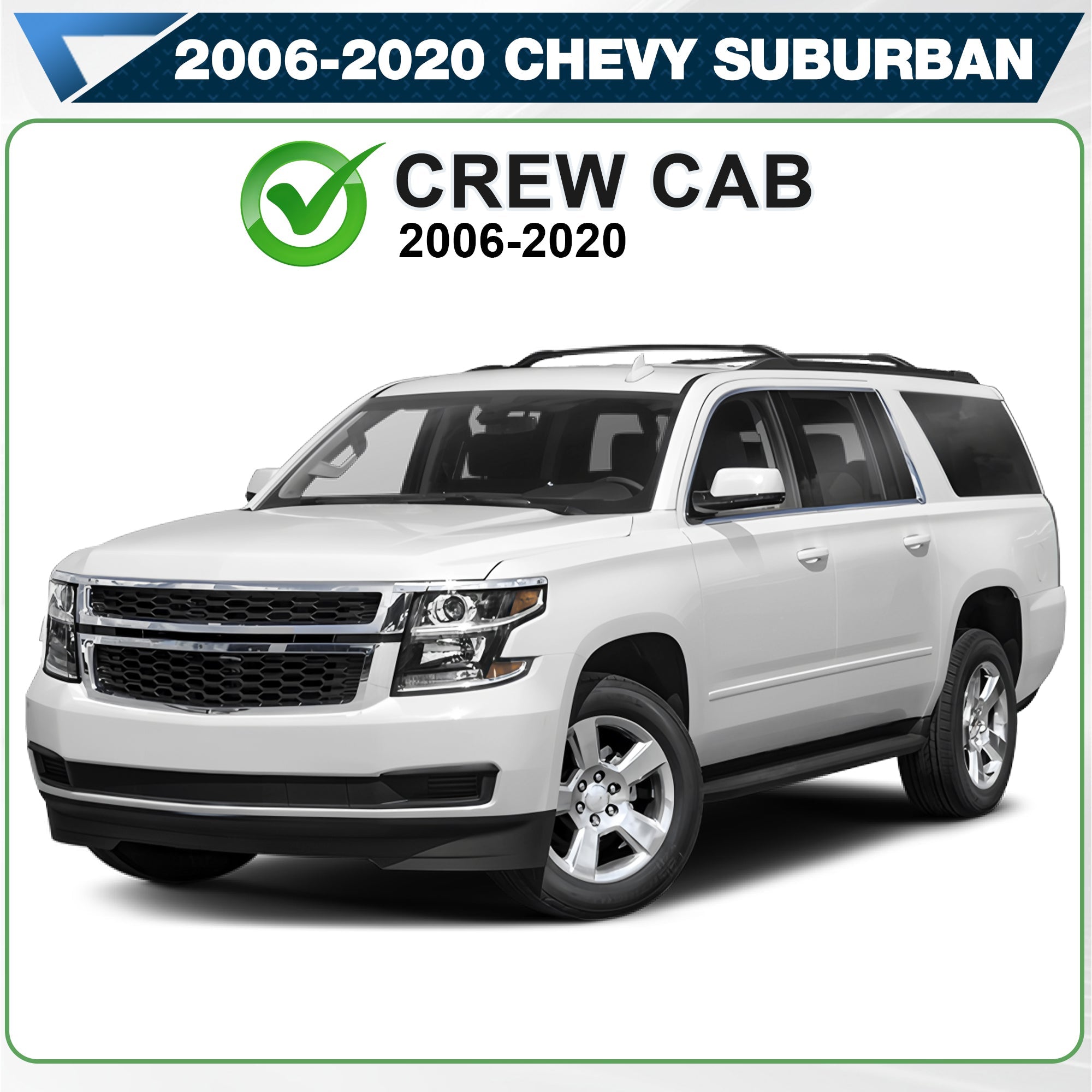 Suburban Running Boards Side Step Compatible for Chevy Suburban 2006 - 2020,GMC Yukon XL 2006 - 2020 - nadiaauto