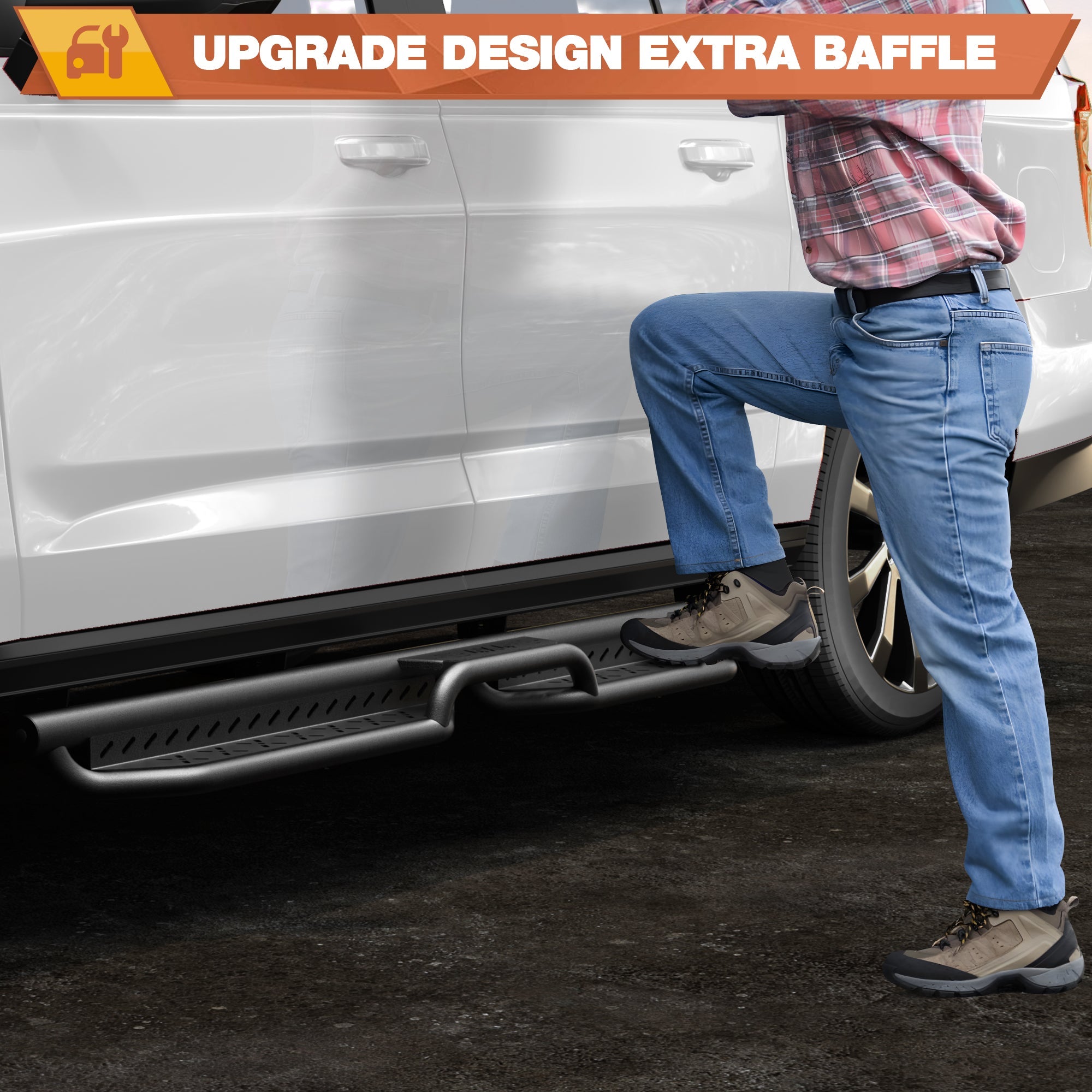 Suburban Running Boards Side Step Compatible for Chevy Suburban 2021 - 2026 & GMC Yukon XL 2021 - 2026 - nadiaauto