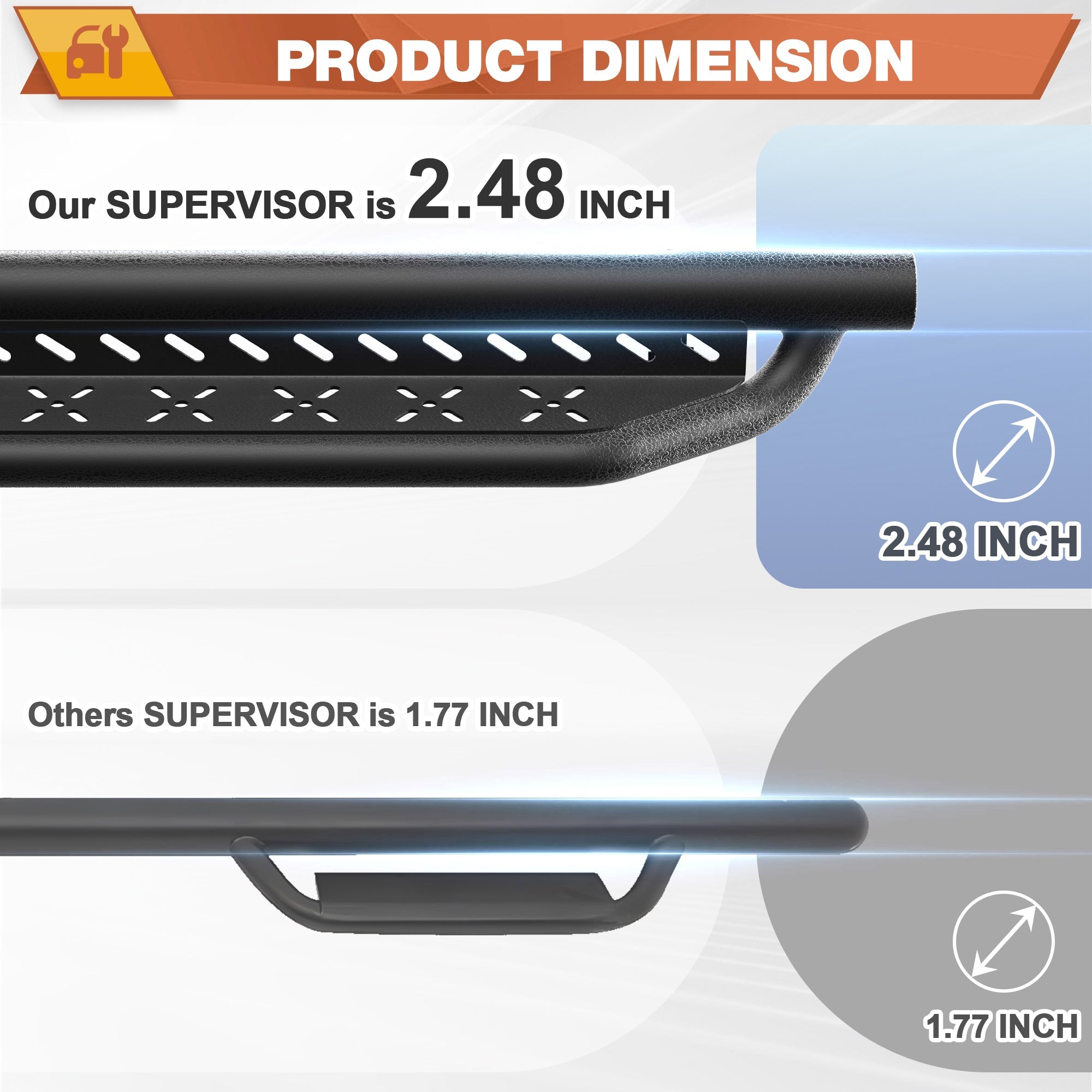 Suburban Running Boards Side Step Compatible for Chevy Suburban 2021 - 2026 & GMC Yukon XL 2021 - 2026 - nadiaauto