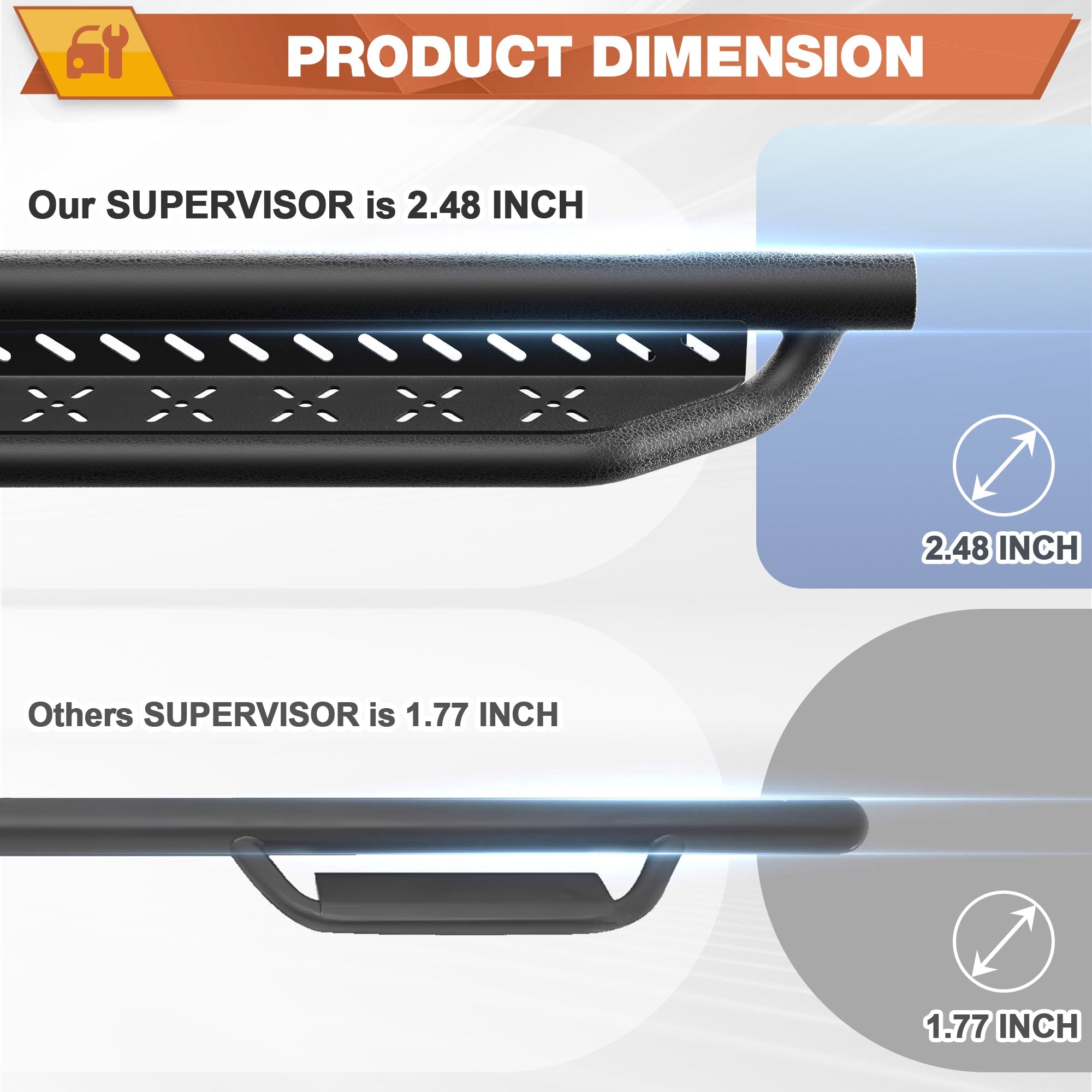 Suburban Running Boards Side Step Compatible for Chevy Suburban 2021 - 2026 & GMC Yukon XL 2021 - 2026 - nadiaauto