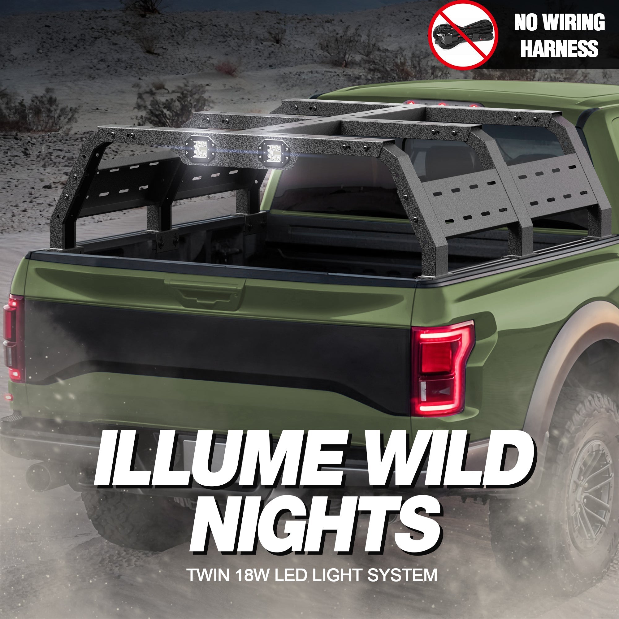 Truck Bed Rack for Full Size Pickup Trucks Without Bed Rails - nadiaauto